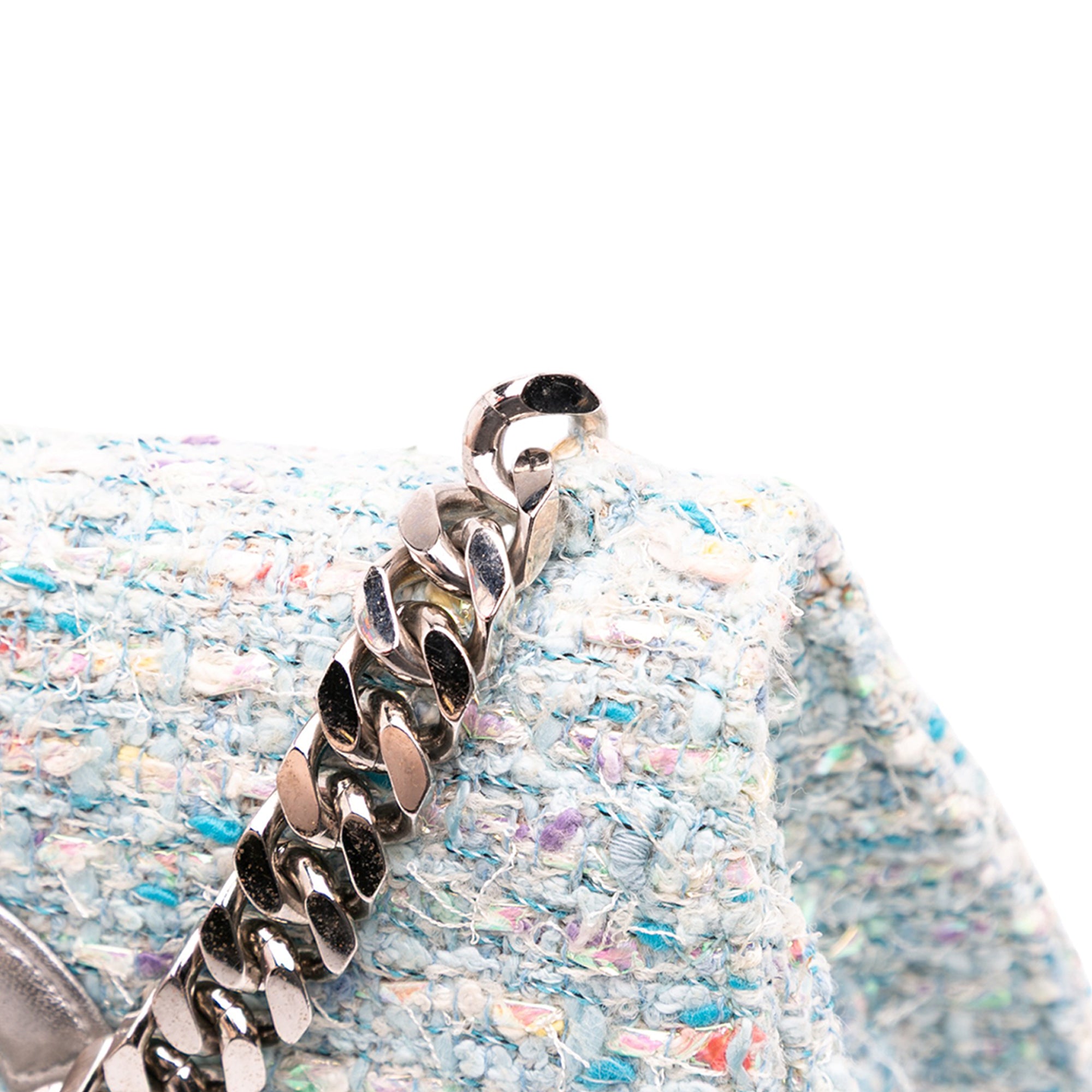 Chanel CC Confetti Tweed Flap - image 9