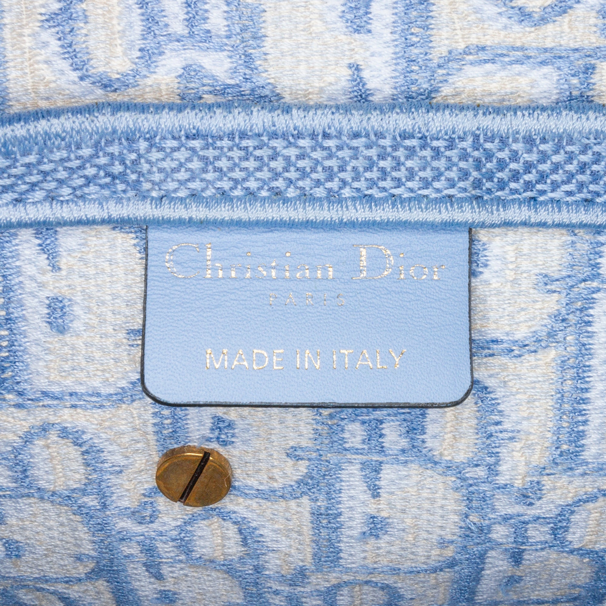 Dior Oblique Canvas Embroidered Saddle Bag - image 5
