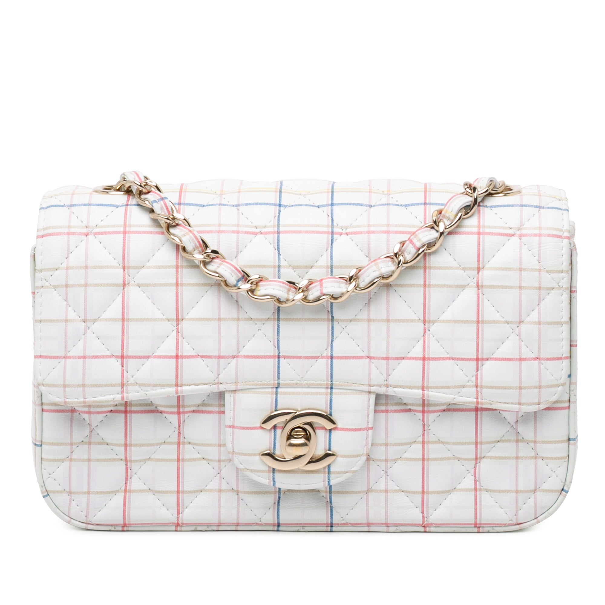 Chanel Mini Rectangular Classic Printed Calfskin Single Flap - image 1