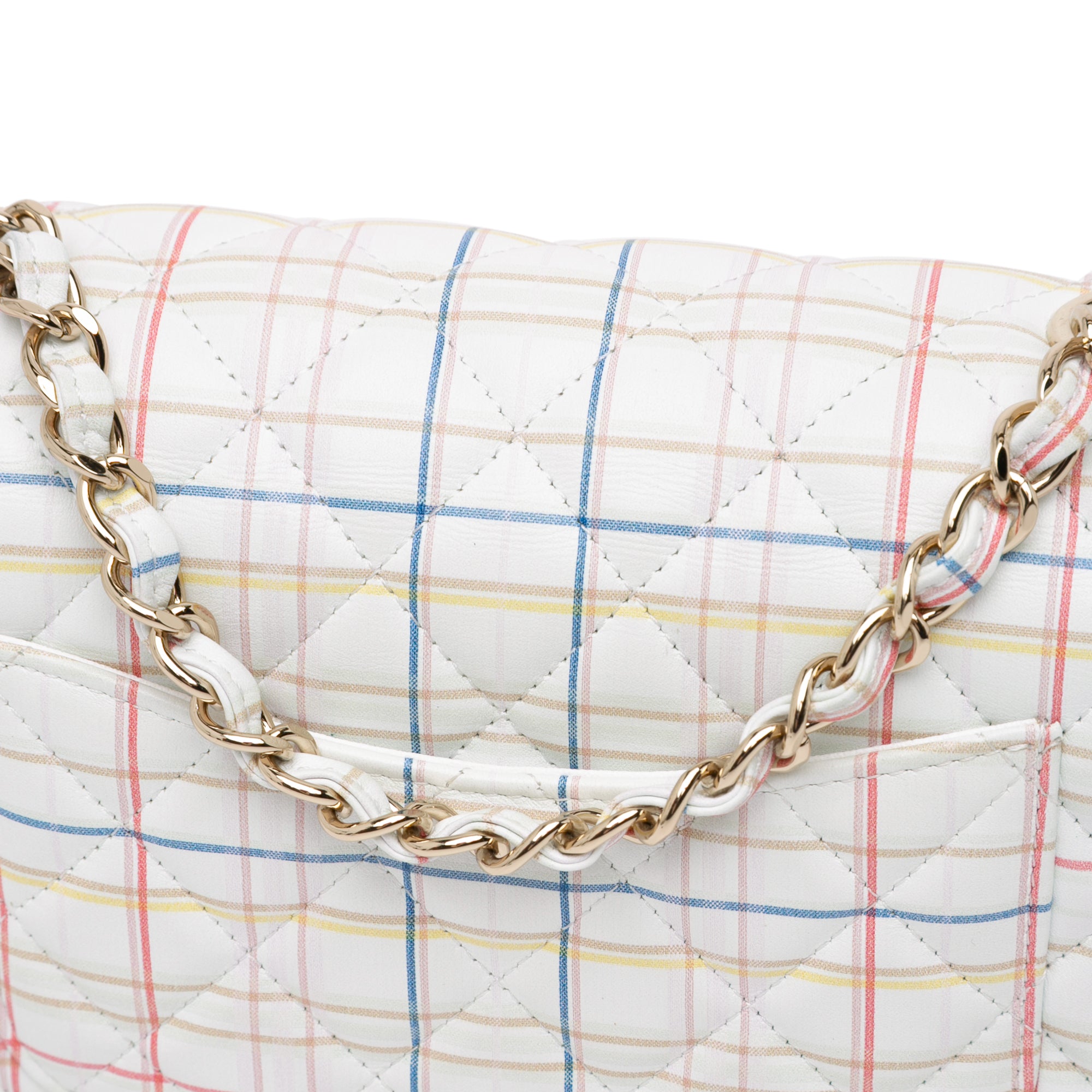 Chanel Mini Rectangular Classic Printed Calfskin Single Flap - image 9