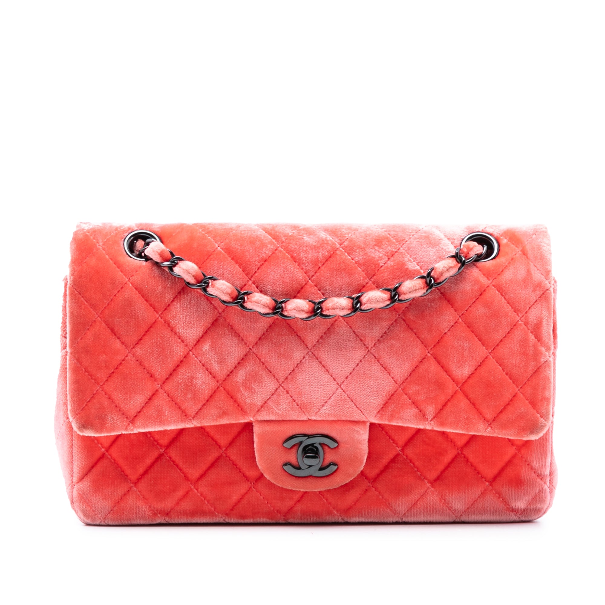 Chanel Medium Classic Velvet Double Flap - image 1