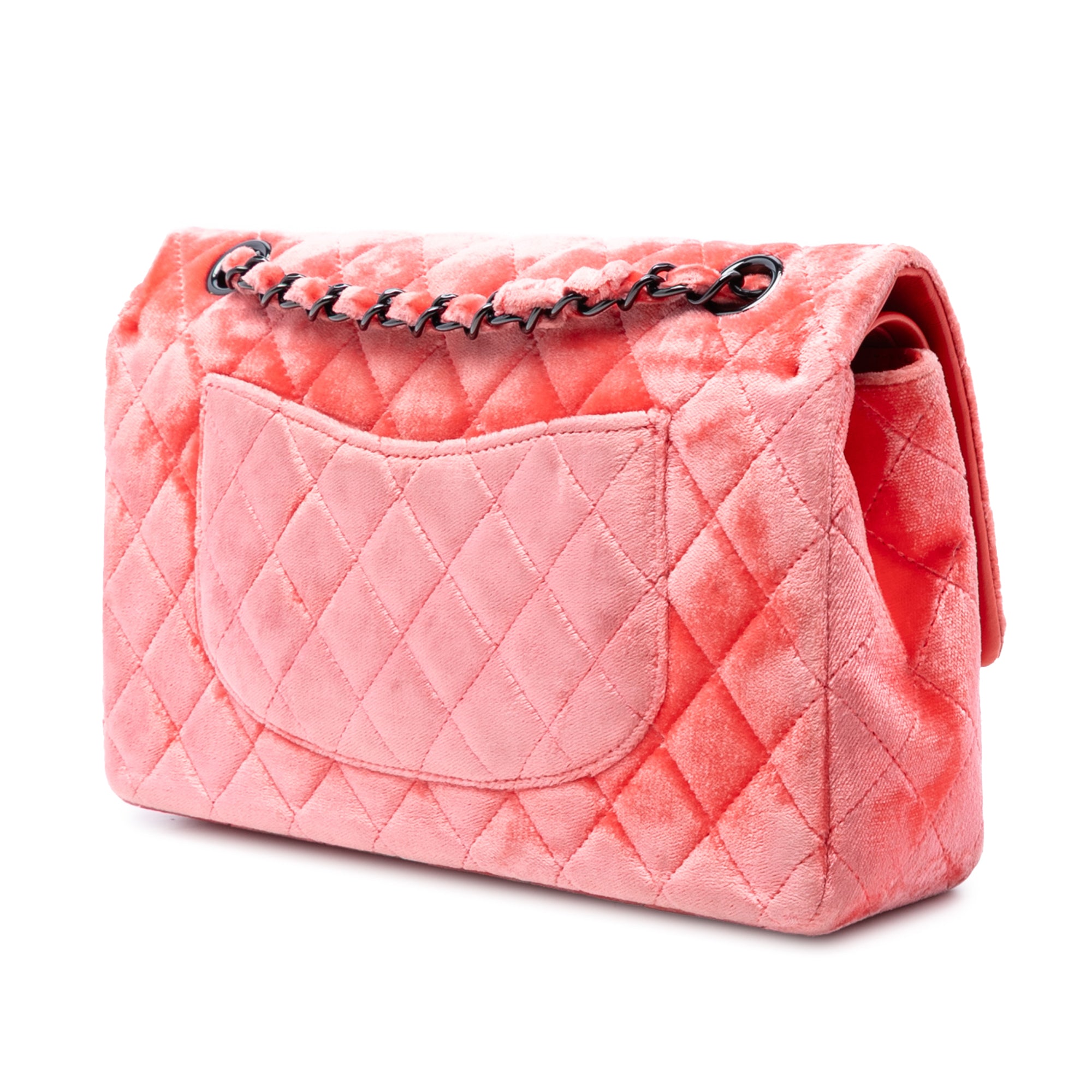 Chanel Medium Classic Velvet Double Flap - image 2