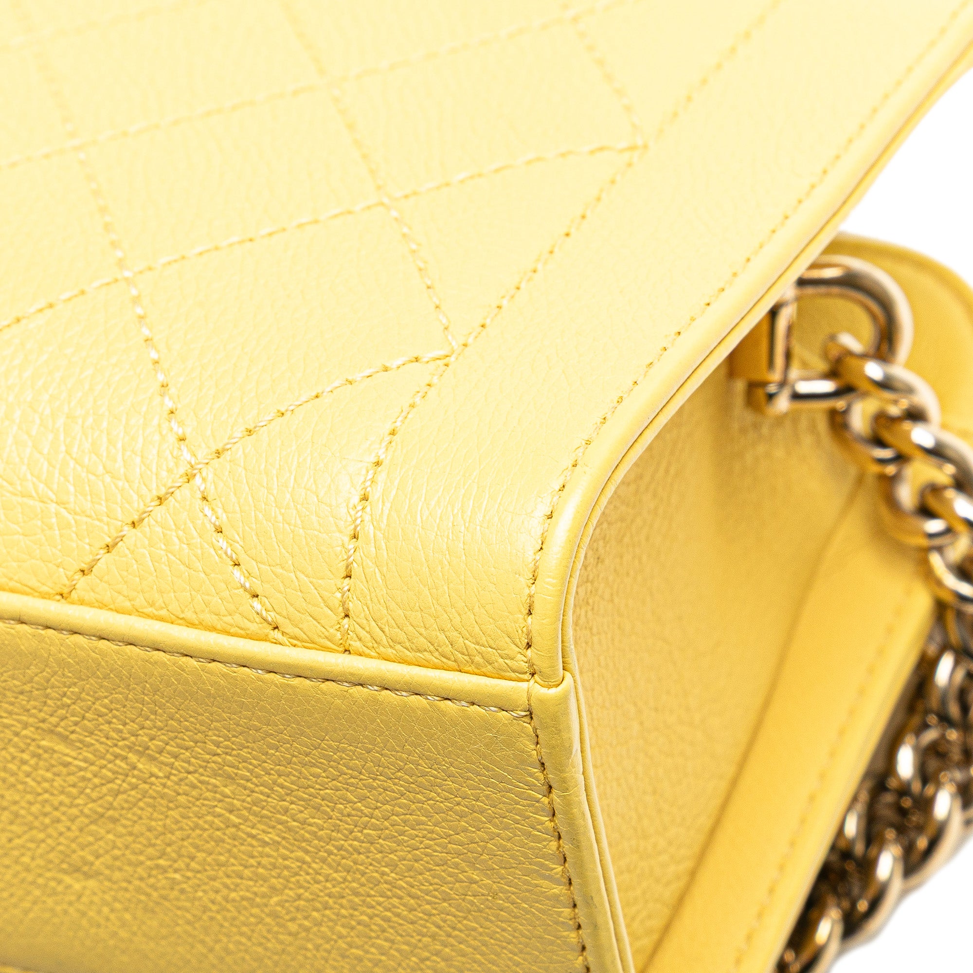 Chanel Mini Calfskin Label Click Shopping Tote - image 10