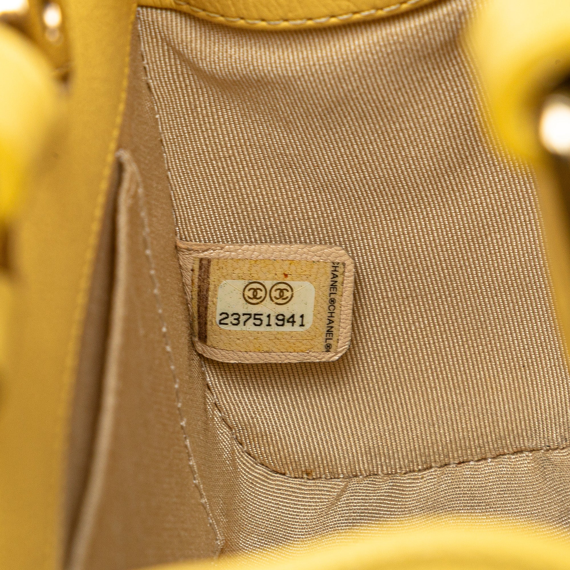 Chanel Mini Calfskin Label Click Shopping Tote - image 6