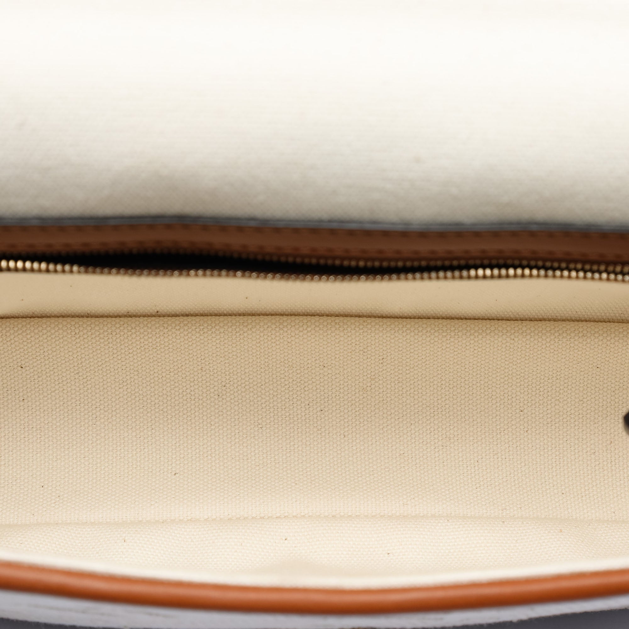 Fendi Zucca Embroidered Canvas Baguette Satchel - image 4
