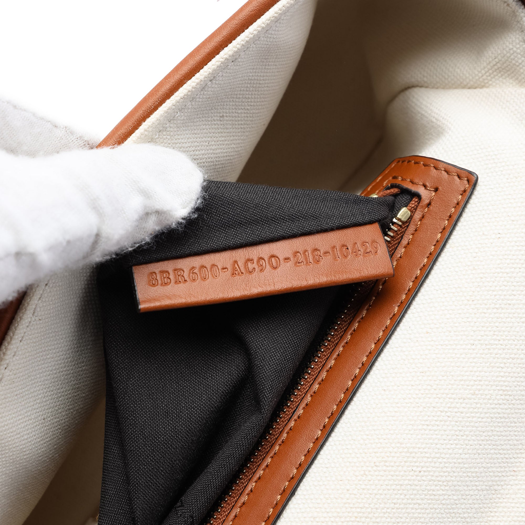Fendi Zucca Embroidered Canvas Baguette Satchel - image 6