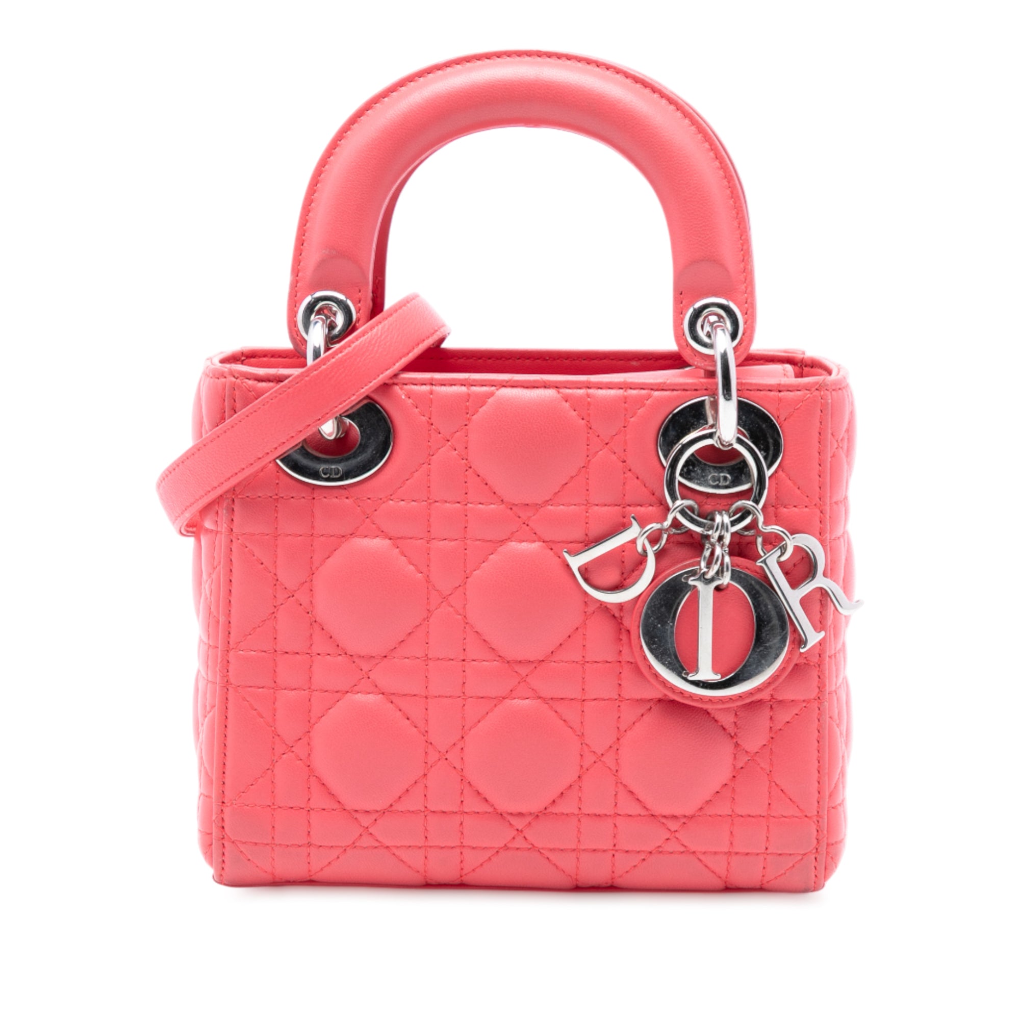 Dior Mini Lambskin Cannage Lady Dior - image 1