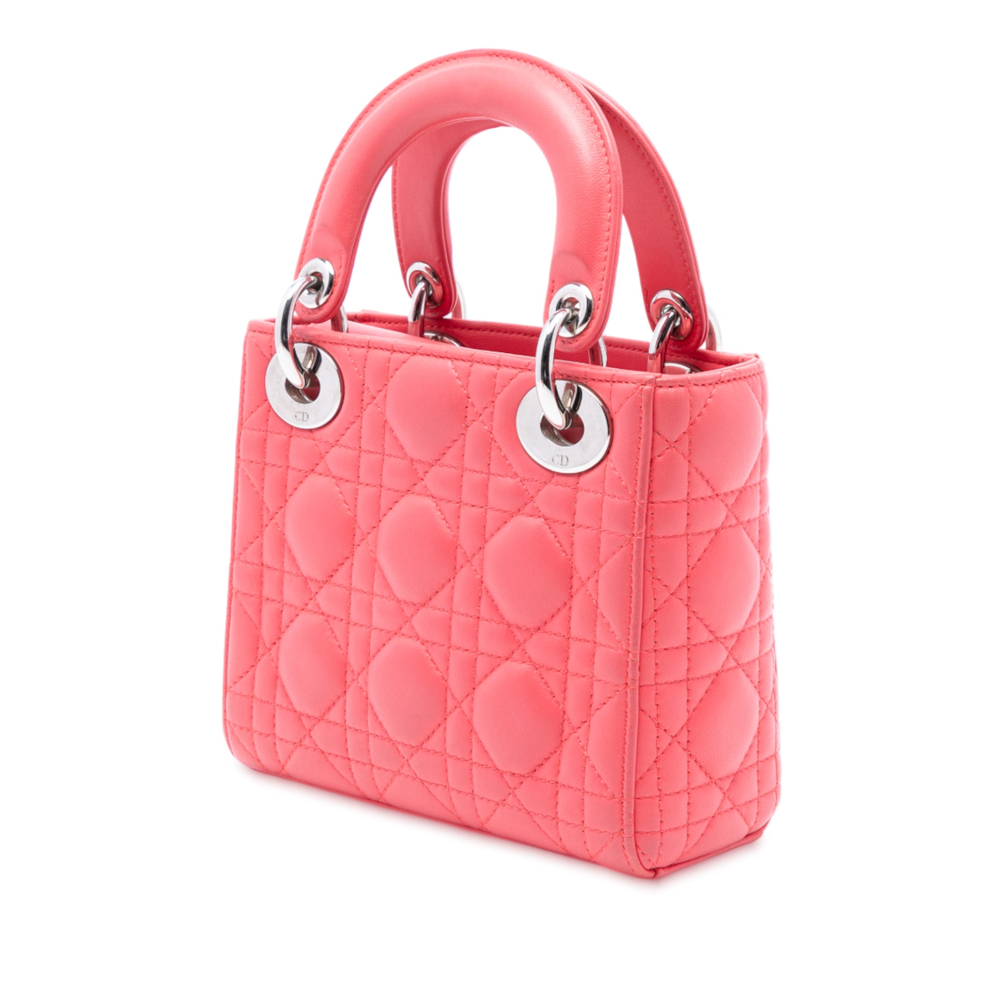 Dior Mini Lambskin Cannage Lady Dior - image 2