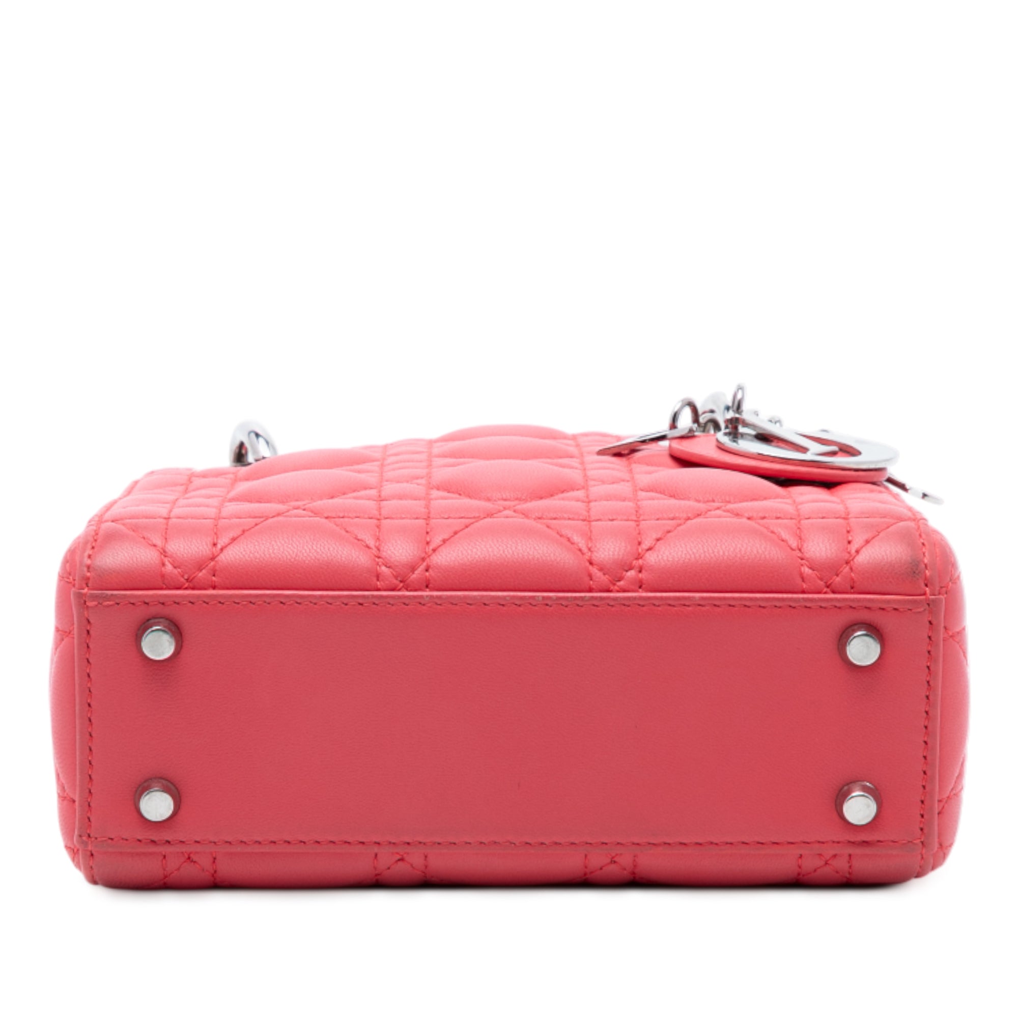 Dior Mini Lambskin Cannage Lady Dior - image 3