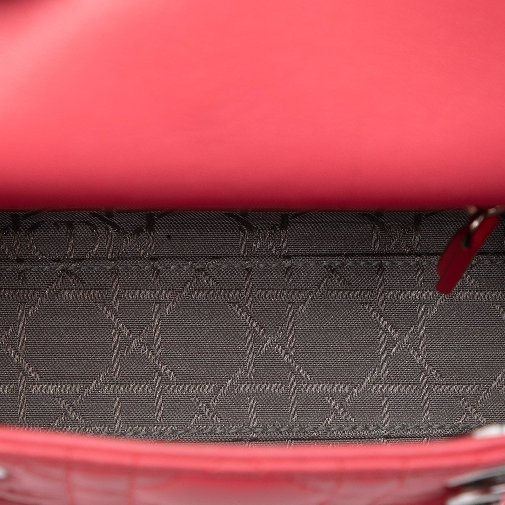 Dior Mini Lambskin Cannage Lady Dior - image 4