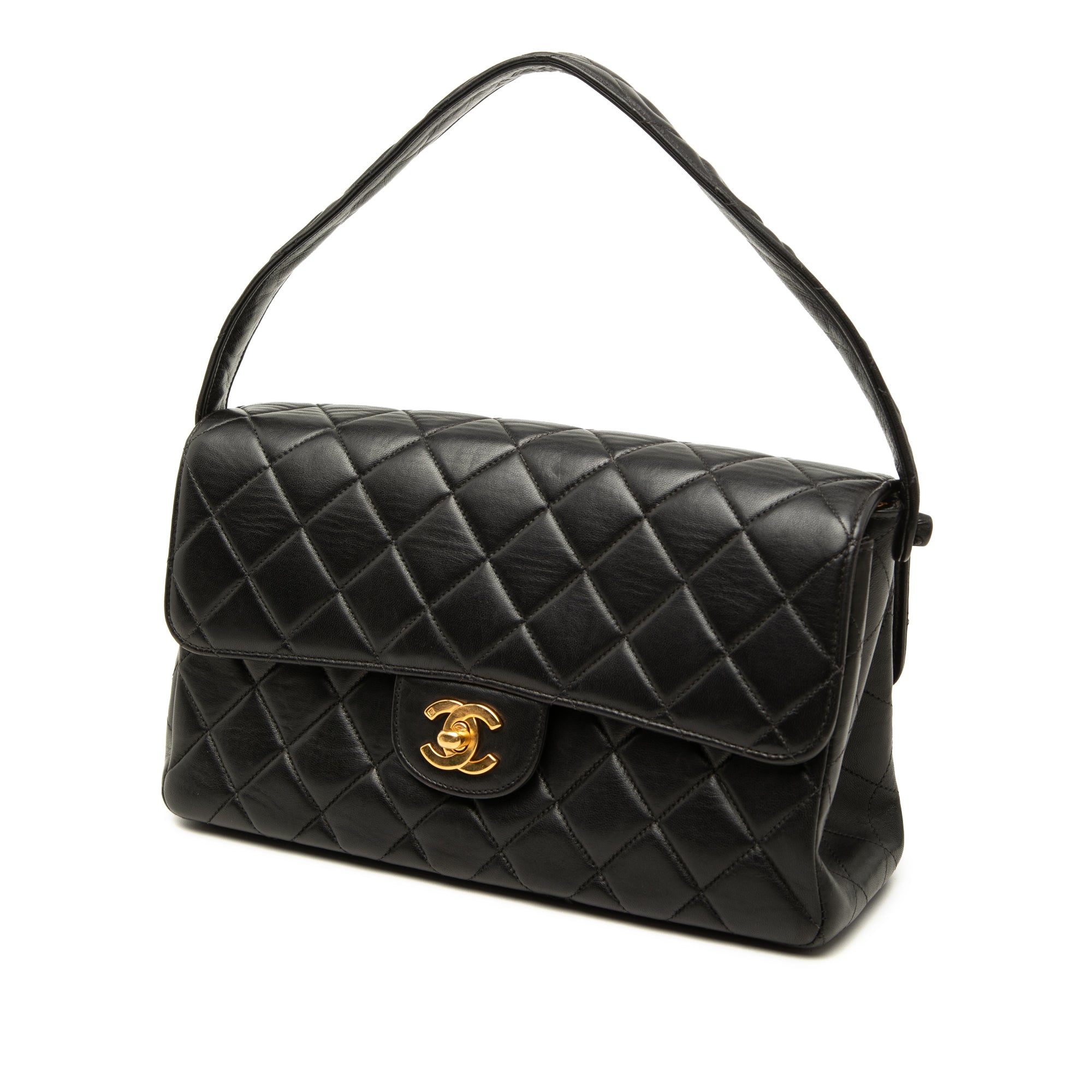 Chanel CC Quilted Lambskin Double Sided Flap - image 2