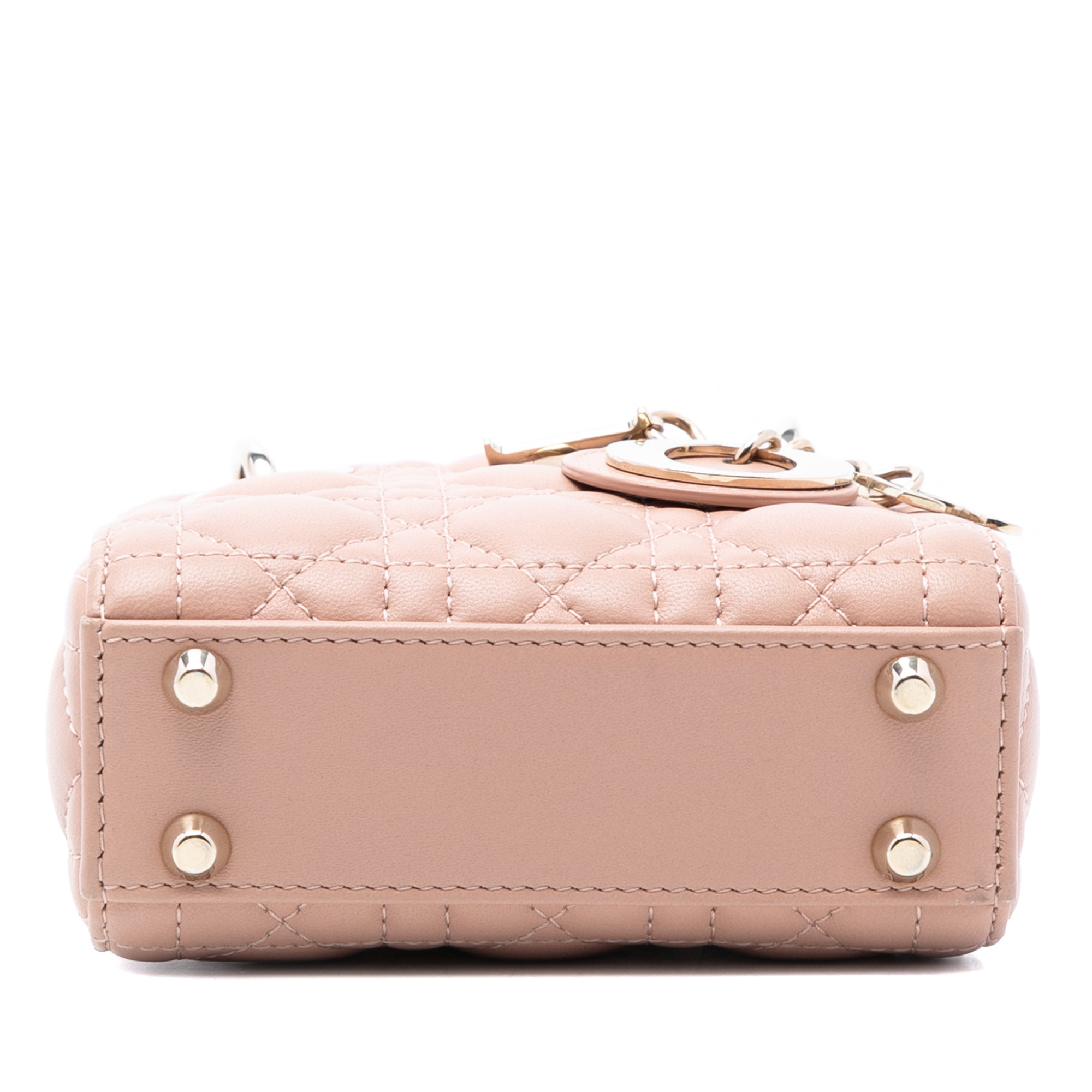 Dior Micro Lambskin Cannage Lady Dior - image 3