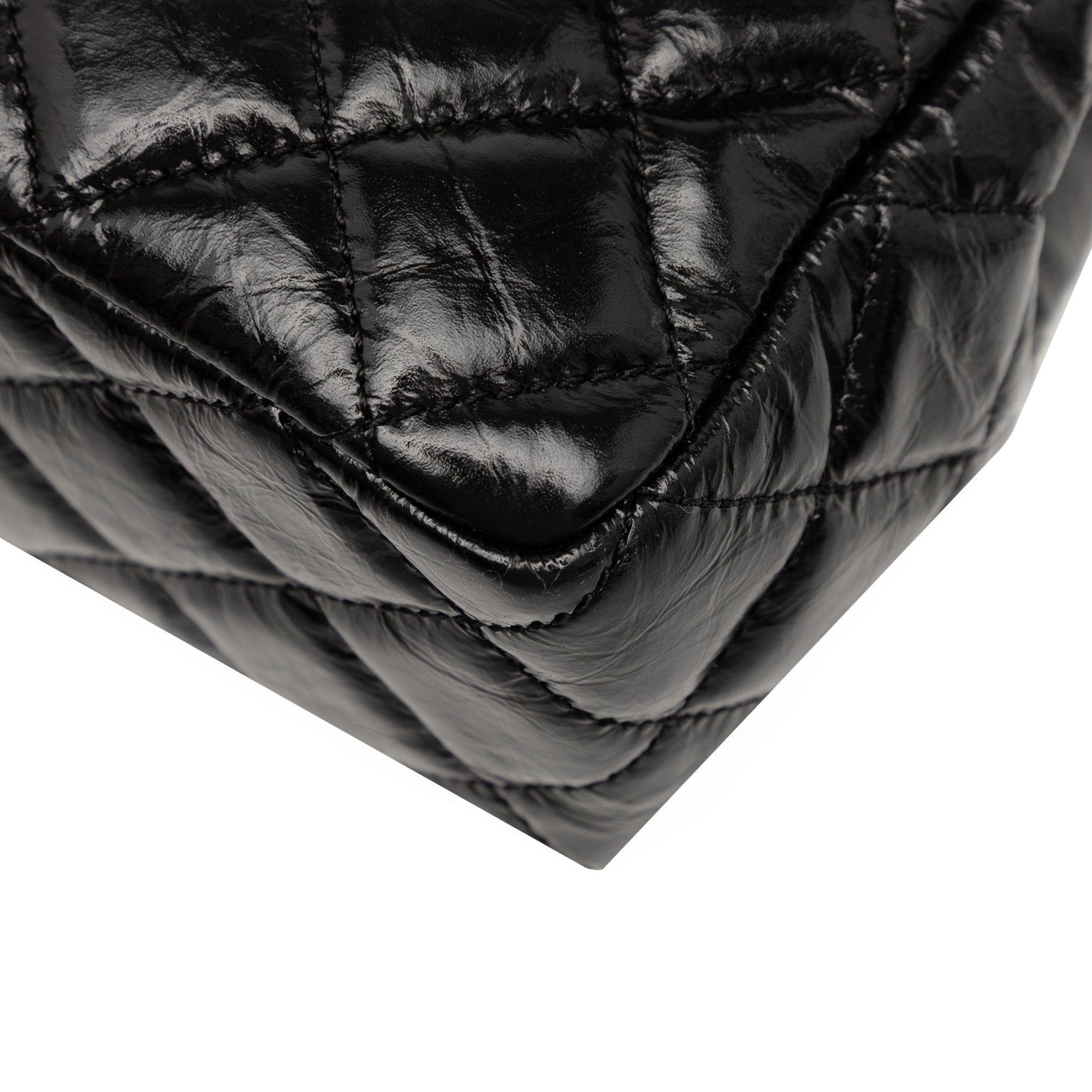 Chanel Medium Shiny Crumpled Calfskin Wavy CC Hobo - image 7