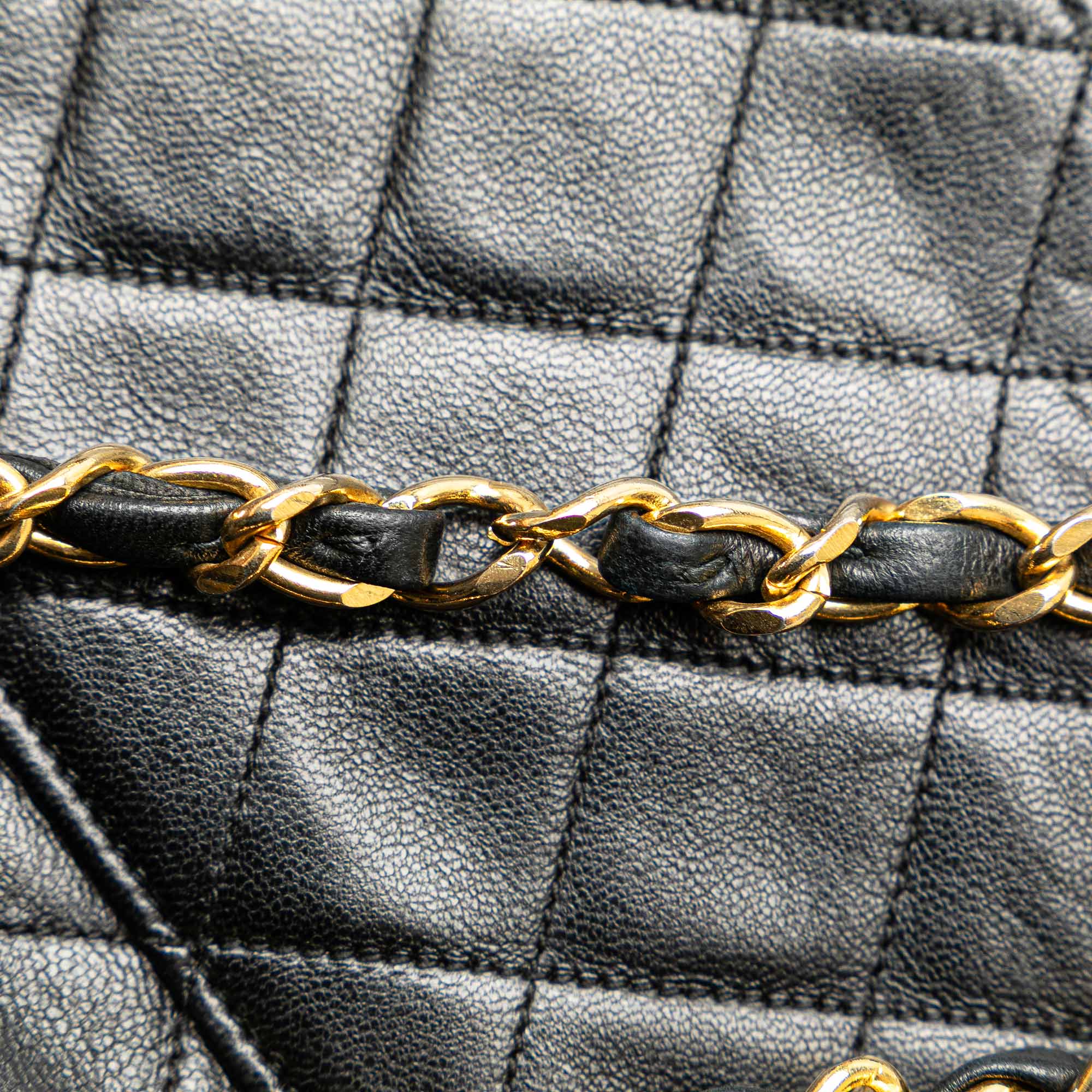 Chanel CC Quilted Lambskin Diana Single Flap - image 10