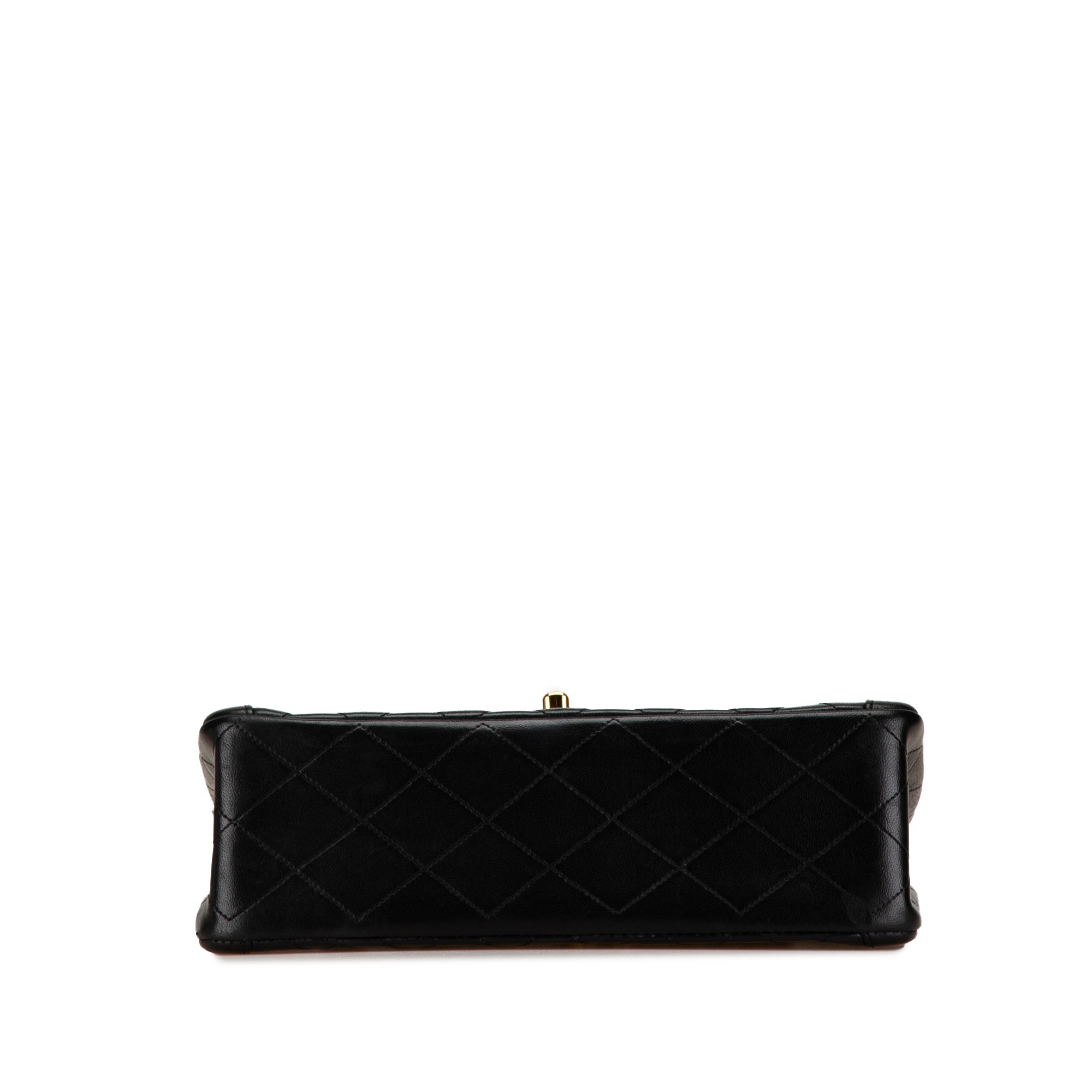 Chanel CC Quilted Lambskin Diana Single Flap - image 4