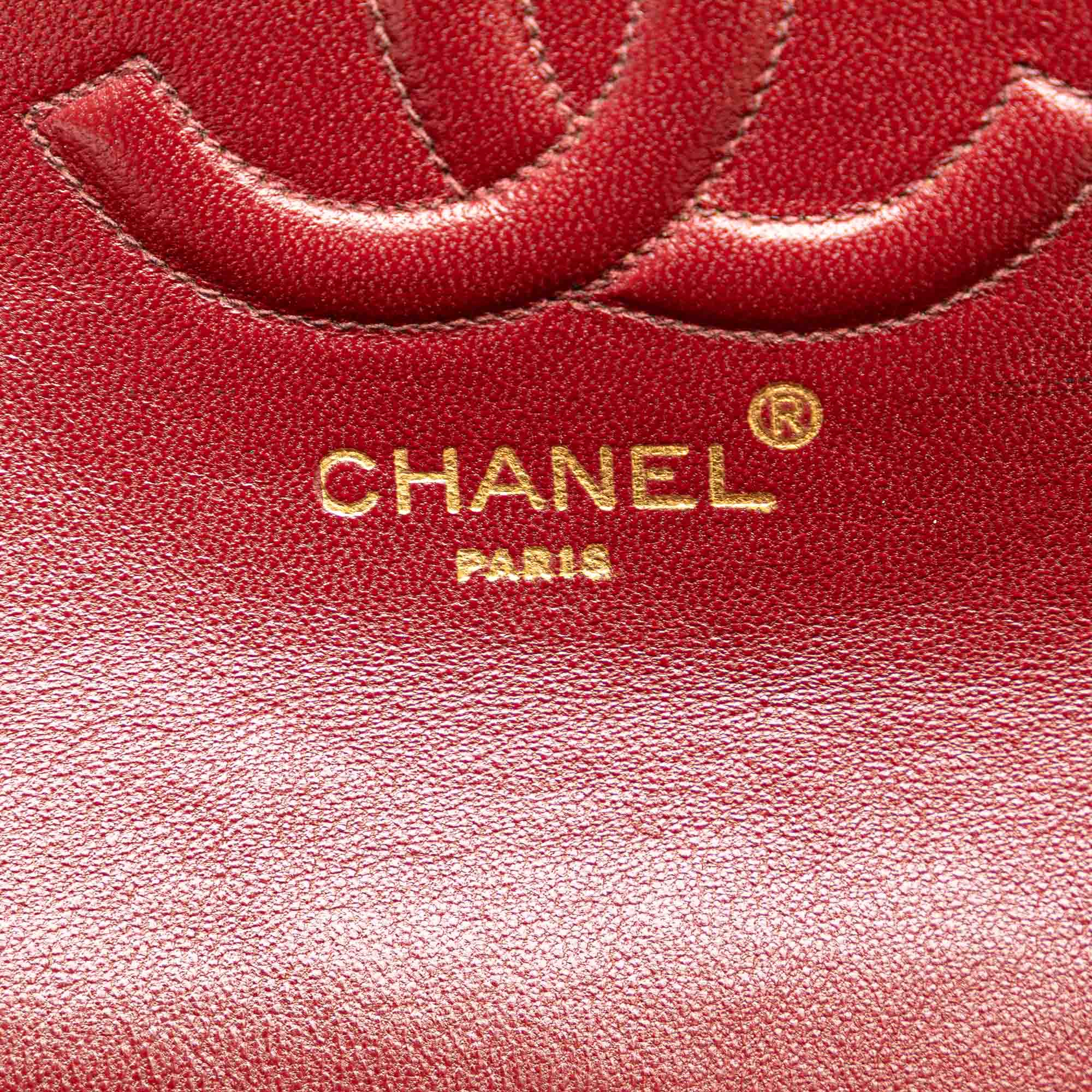 Chanel CC Quilted Lambskin Diana Single Flap - image 6