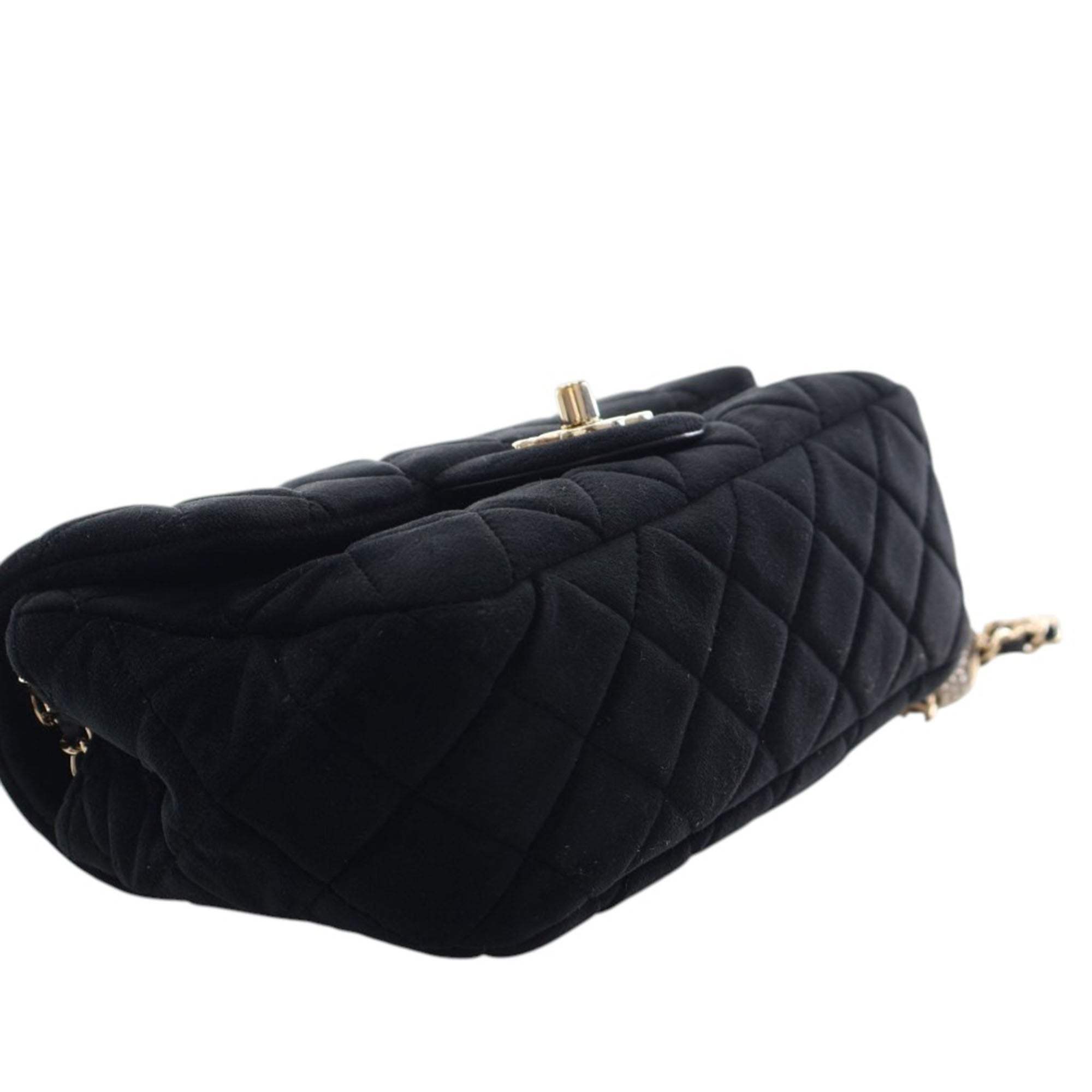 Chanel Mini Rectangular Classic Velvet Pearl Crush Single Flap - image 13