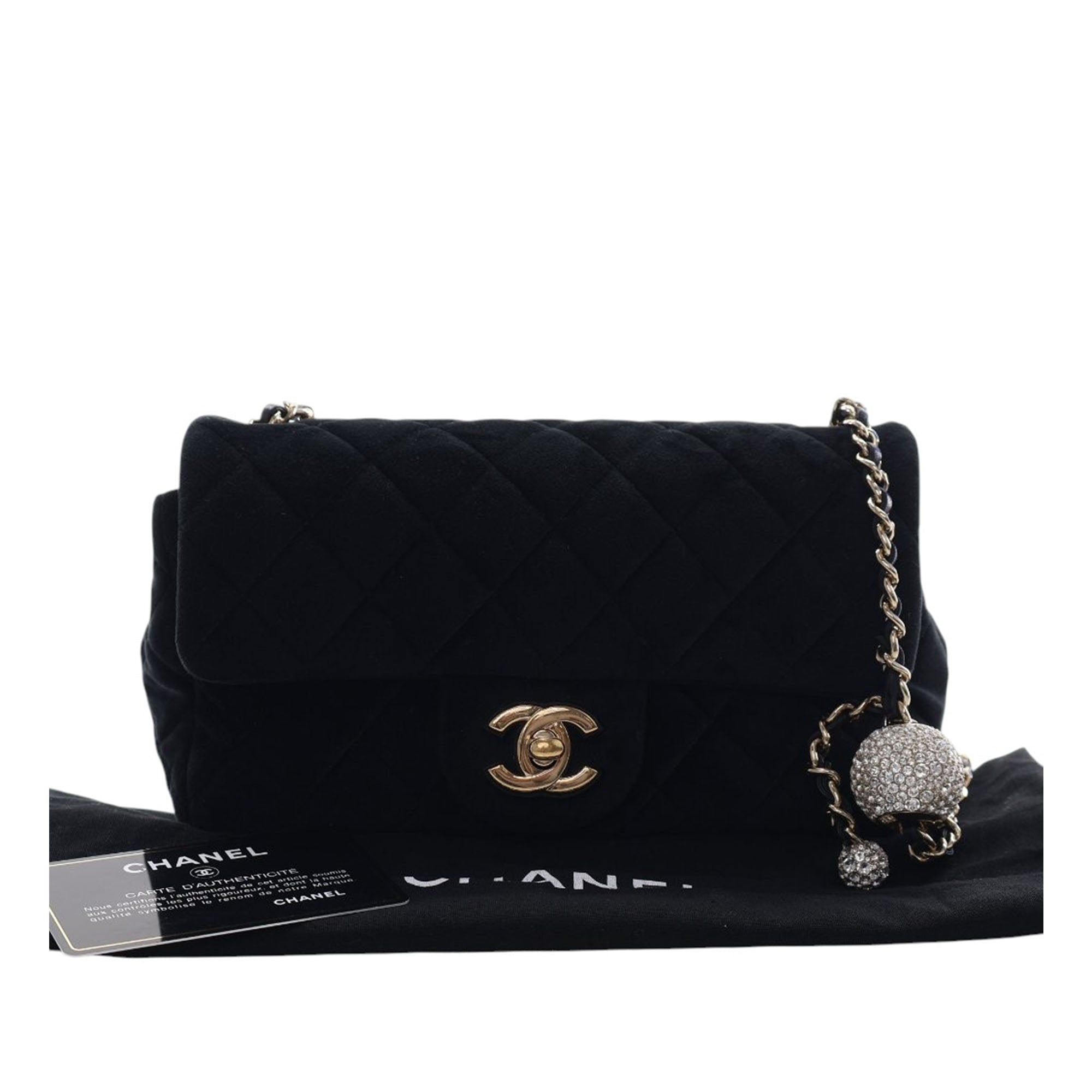 Chanel Mini Rectangular Classic Velvet Pearl Crush Single Flap - image 15