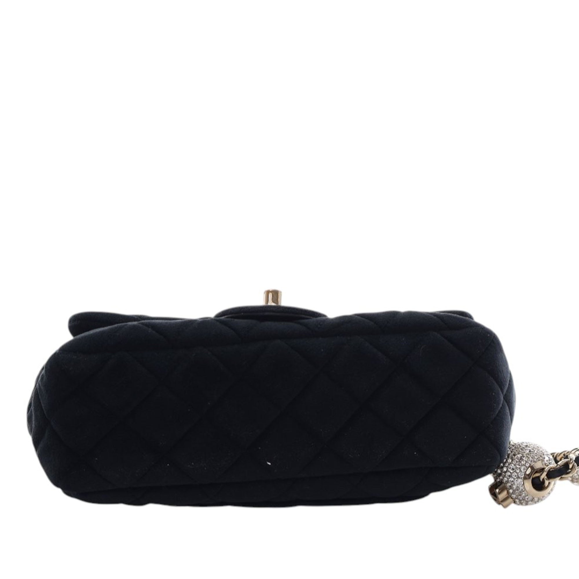 Chanel Mini Rectangular Classic Velvet Pearl Crush Single Flap - image 3
