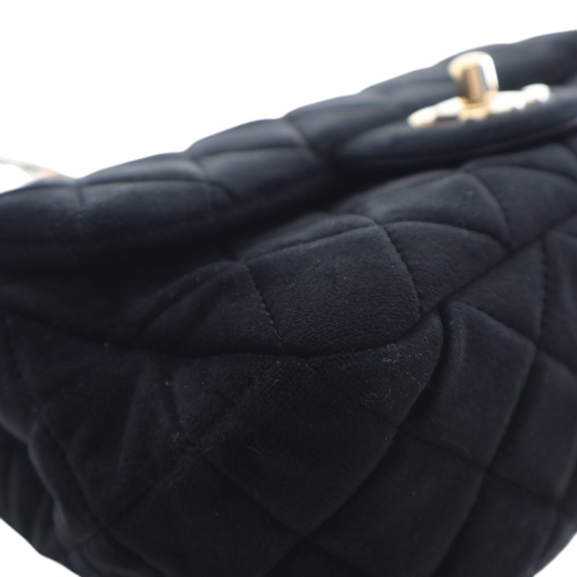Chanel Mini Rectangular Classic Velvet Pearl Crush Single Flap - image 9