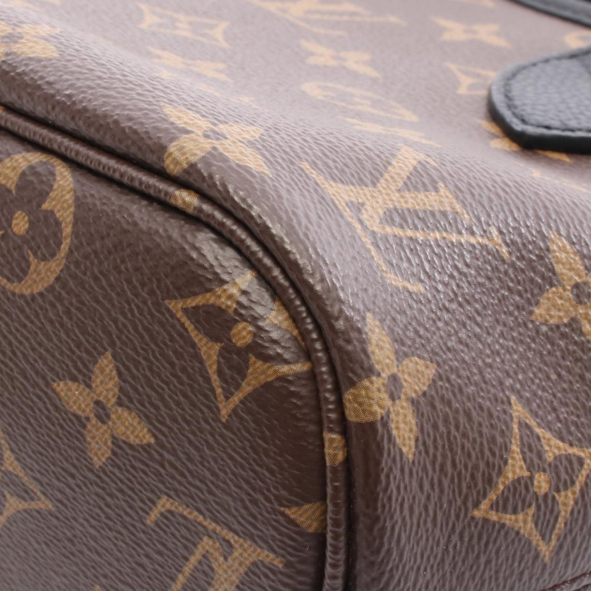 Louis Vuitton LOUIS VUITTON Neverfull Inside Out BB Tote Bag M12099 Monogram PVC coated canvas leather Brown Black Black Used Wome - image 6