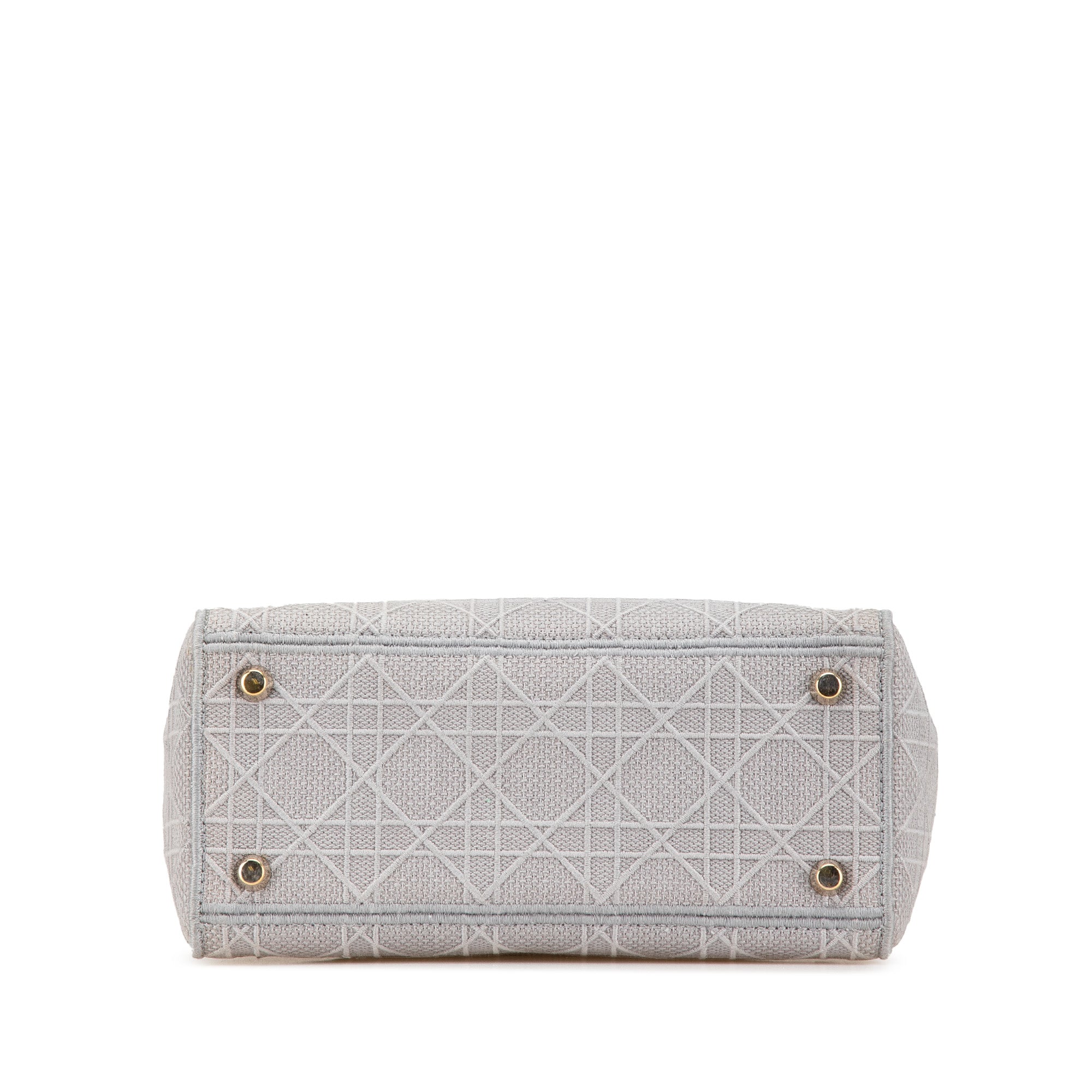 Dior Medium Embroidered Canvas Cannage Lady D Lite - image 3