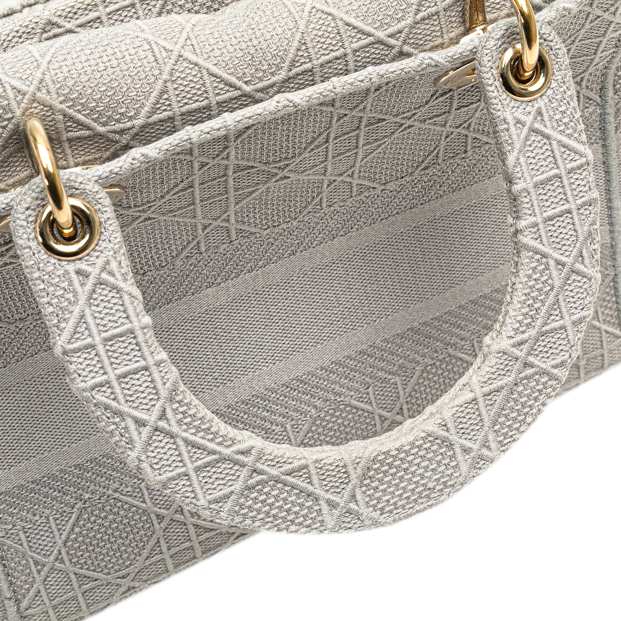 Dior Medium Embroidered Canvas Cannage Lady D Lite - image 7