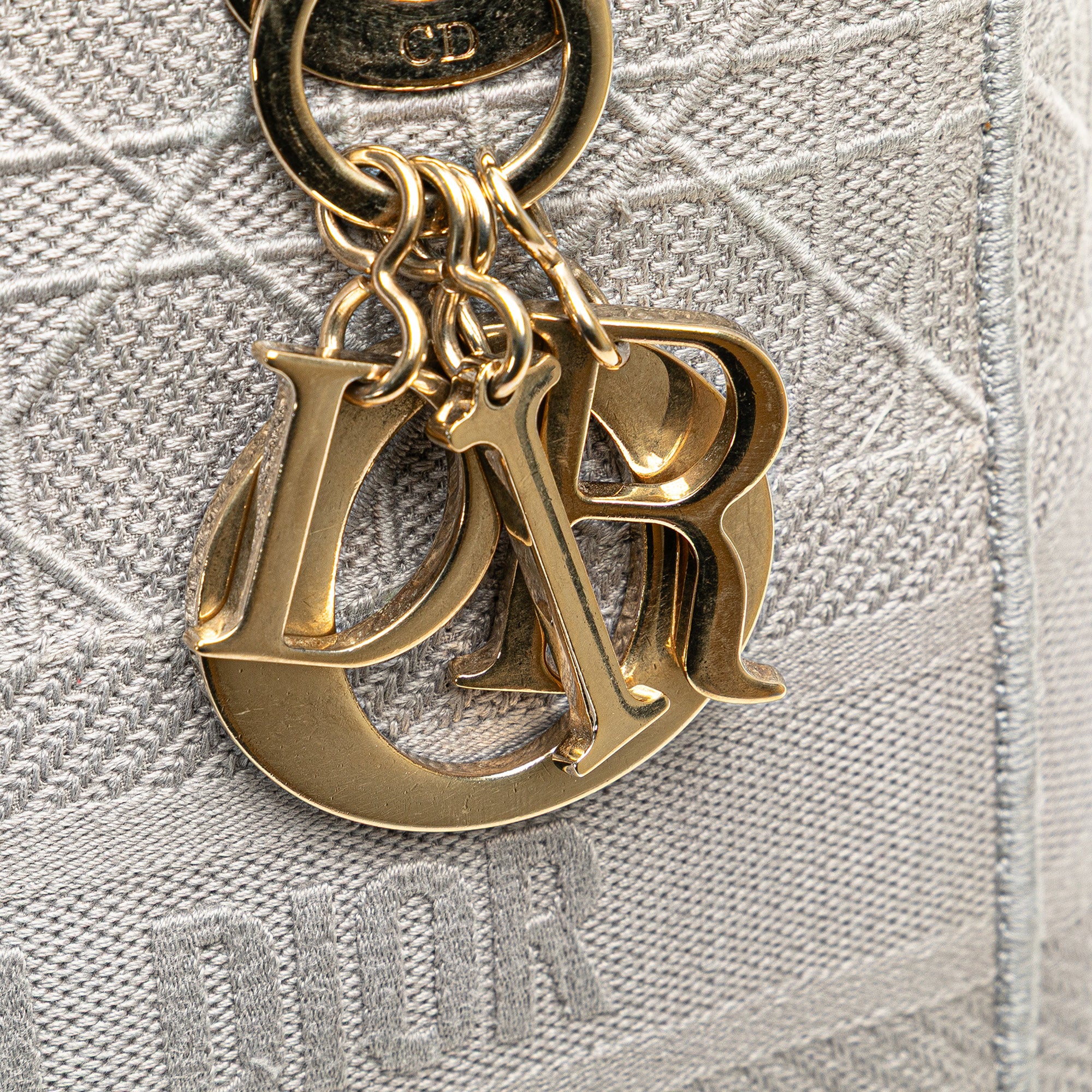 Dior Medium Embroidered Canvas Cannage Lady D Lite - image 9