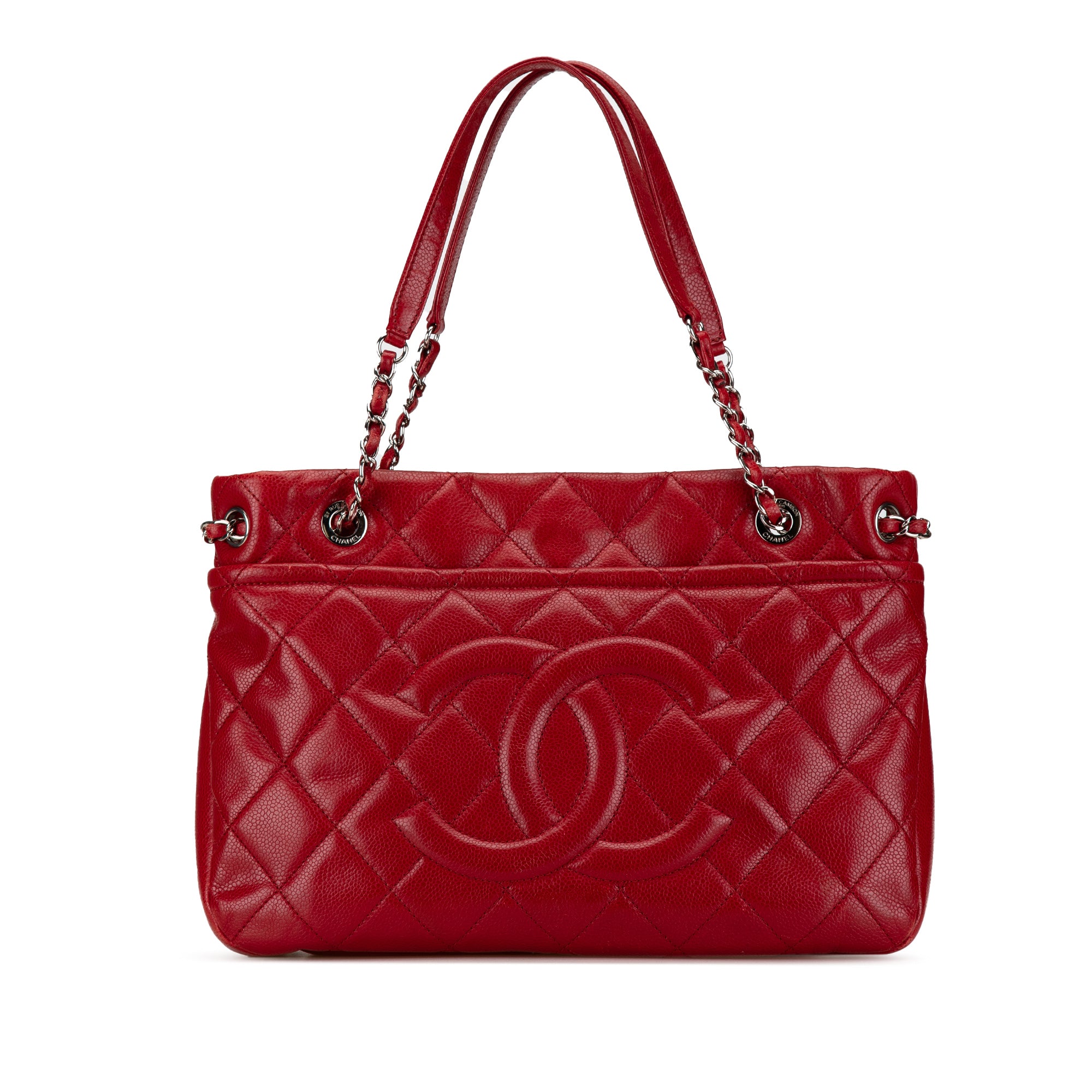 Chanel Quilted Caviar Soft Tote - image 1