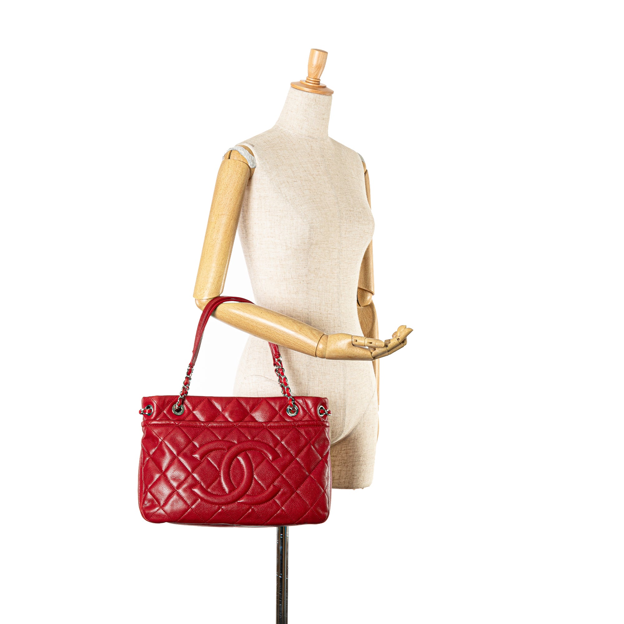 Chanel Quilted Caviar Soft Tote - image 7