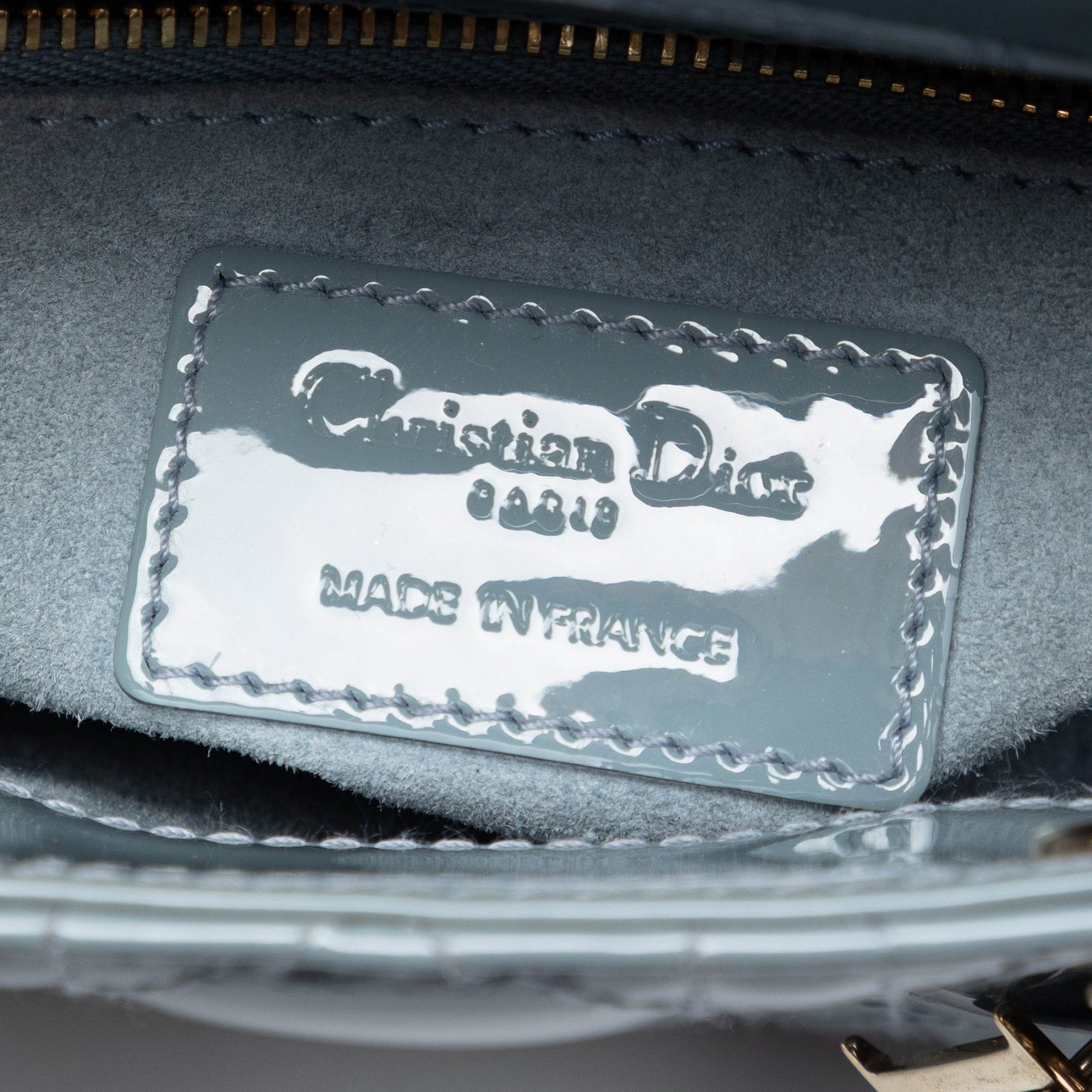 Dior Mini Patent Cannage Lady Dior - image 5