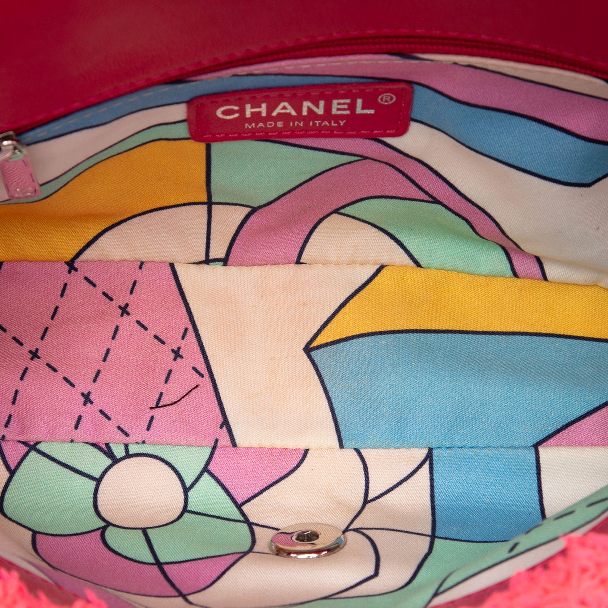 Chanel Medium Quilted Terry Cloth Coco Beach Flap - image 4