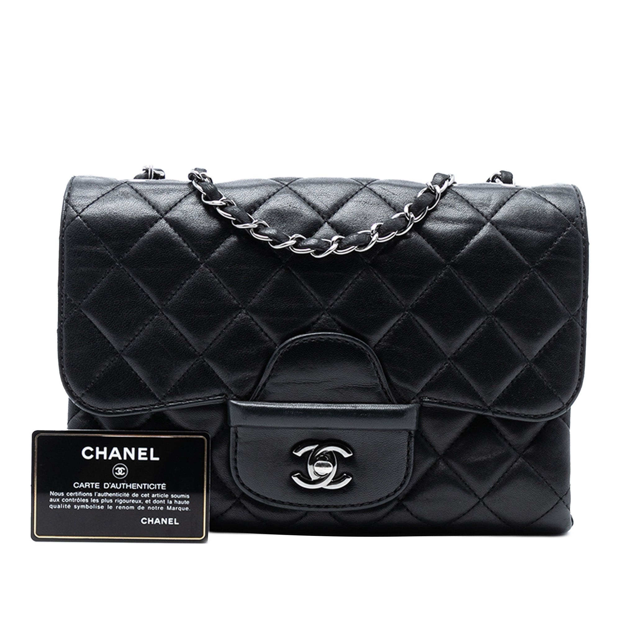 Chanel Small Quilted Lambskin Coco Loop Flap - image 8
