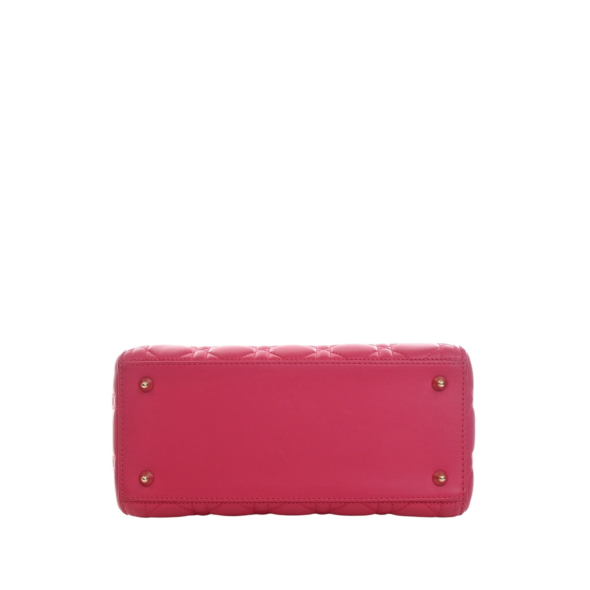 Dior Medium Lambskin Cannage Lady Dior - image 3