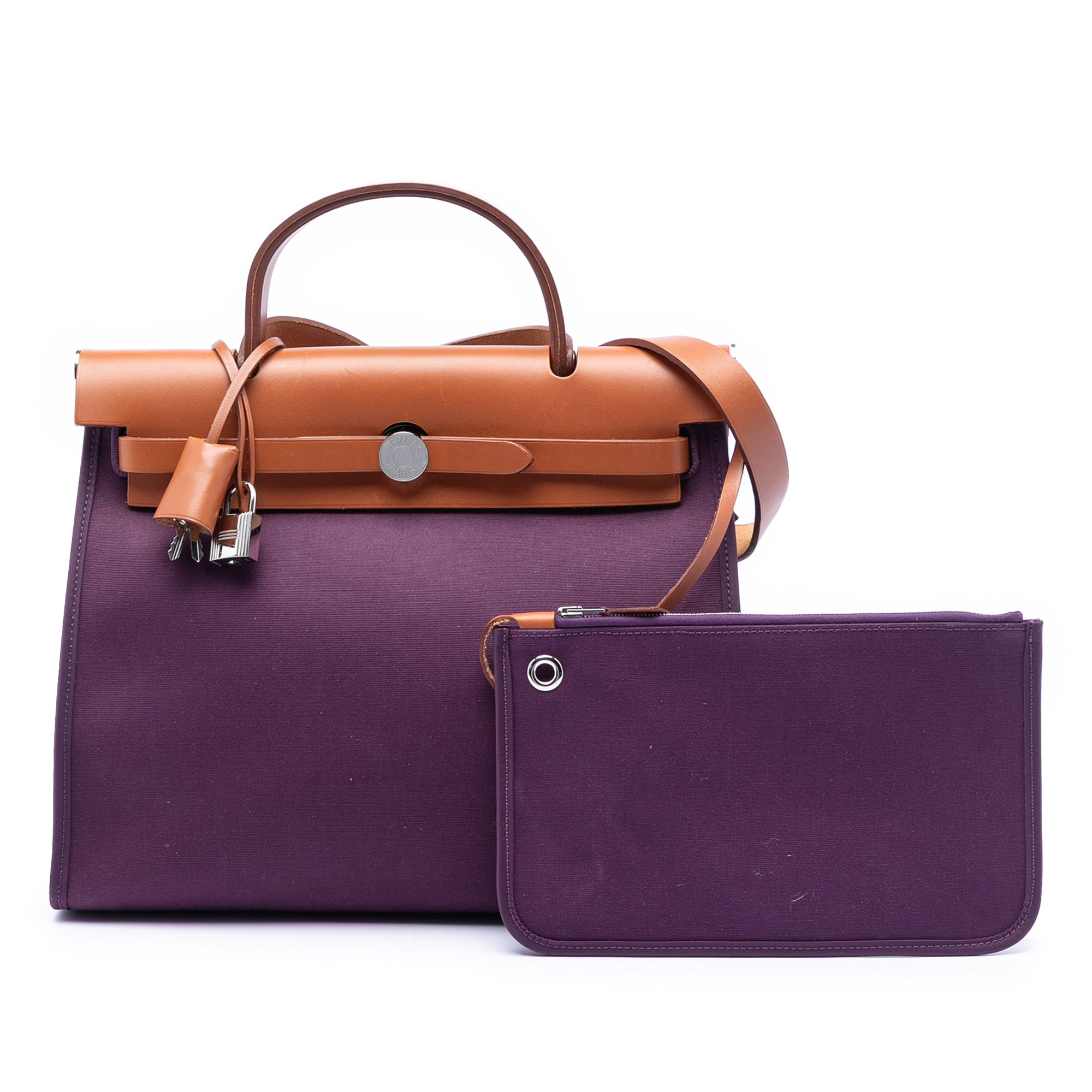 Hermès Toile Herbag Zip 31 - image 8