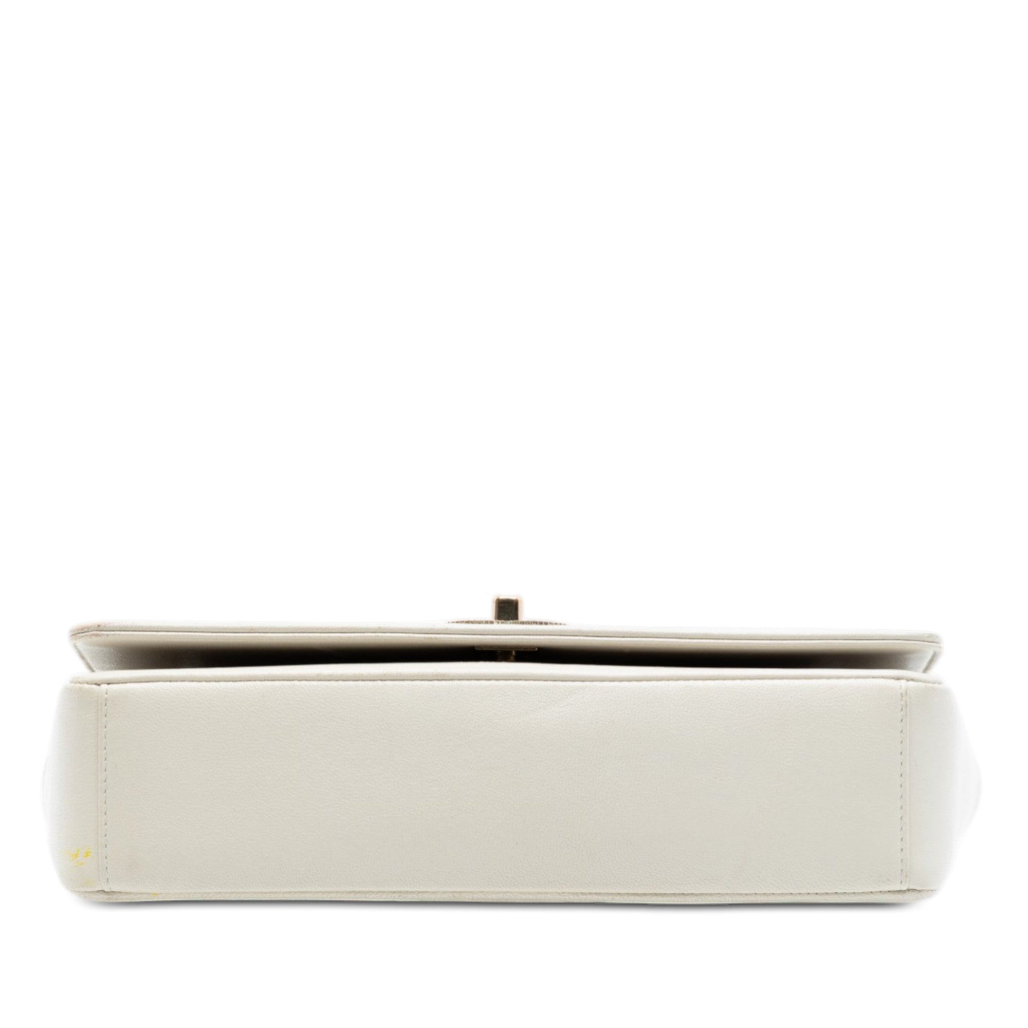 Chanel Medium Chevron Sheepskin Mademoiselle Vintage Flap - image 3