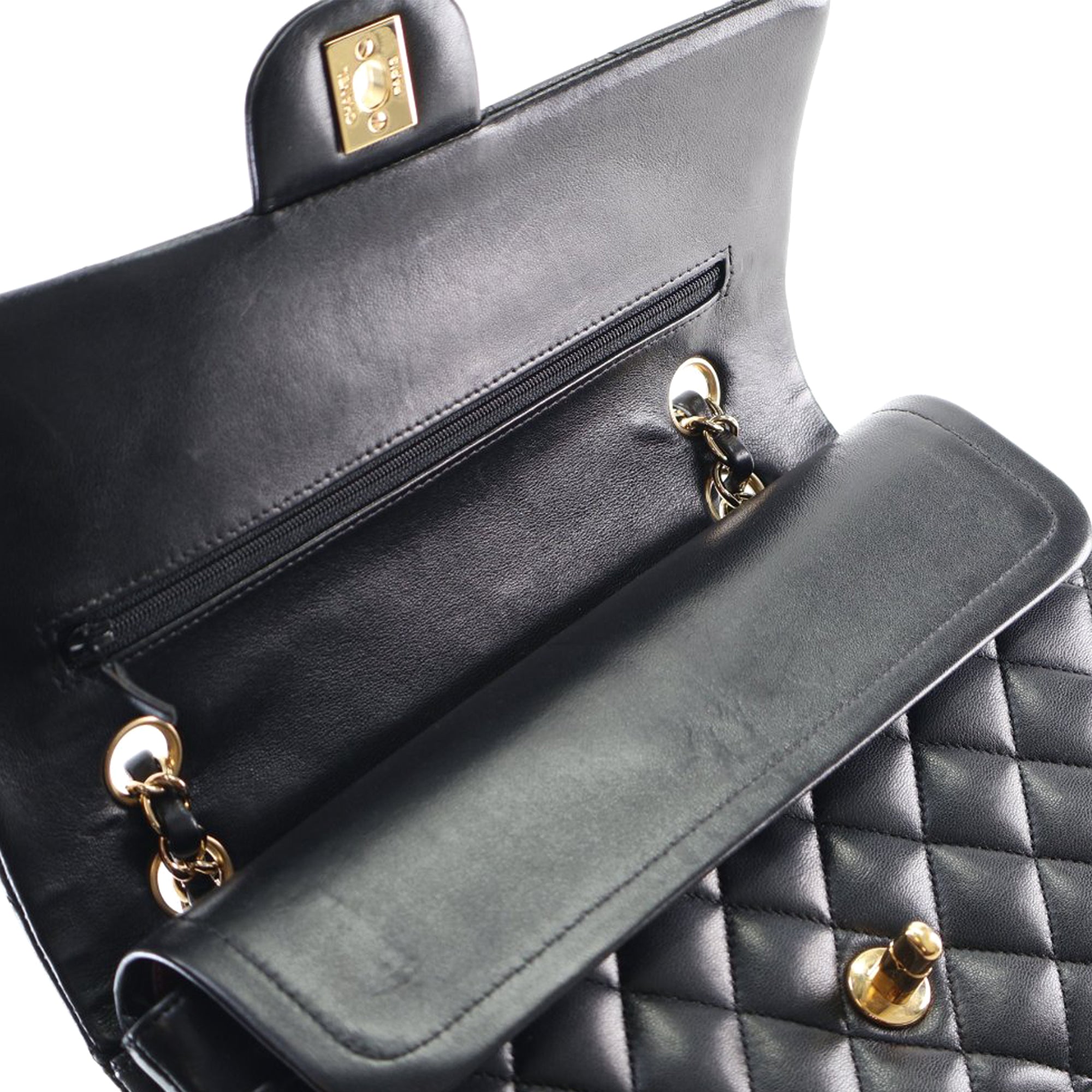 Chanel Medium Classic Lambskin Double Flap - image 4