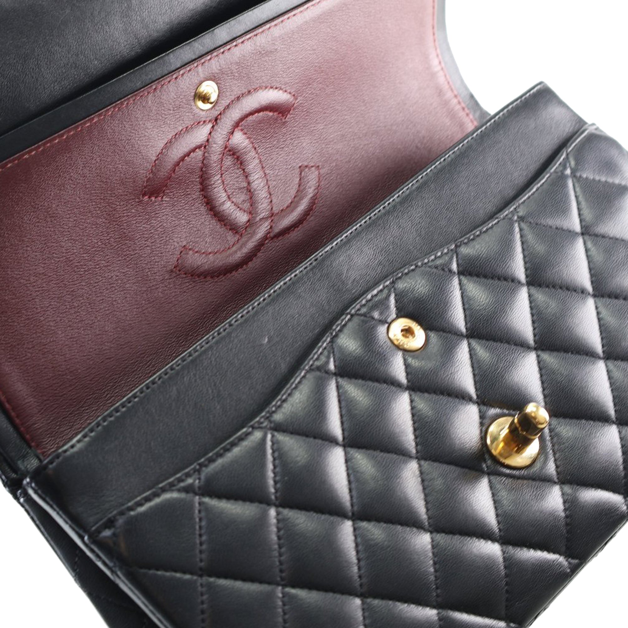 Chanel Medium Classic Lambskin Double Flap - image 5