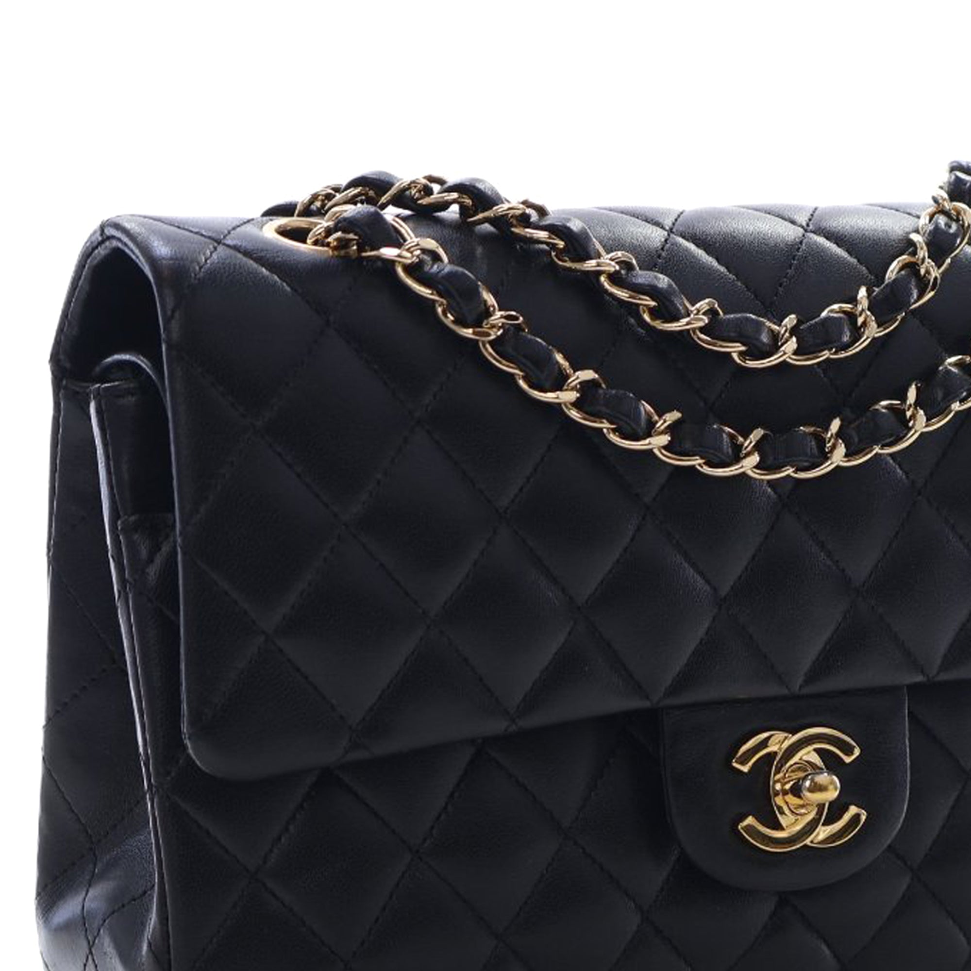 Chanel Medium Classic Lambskin Double Flap - image 8