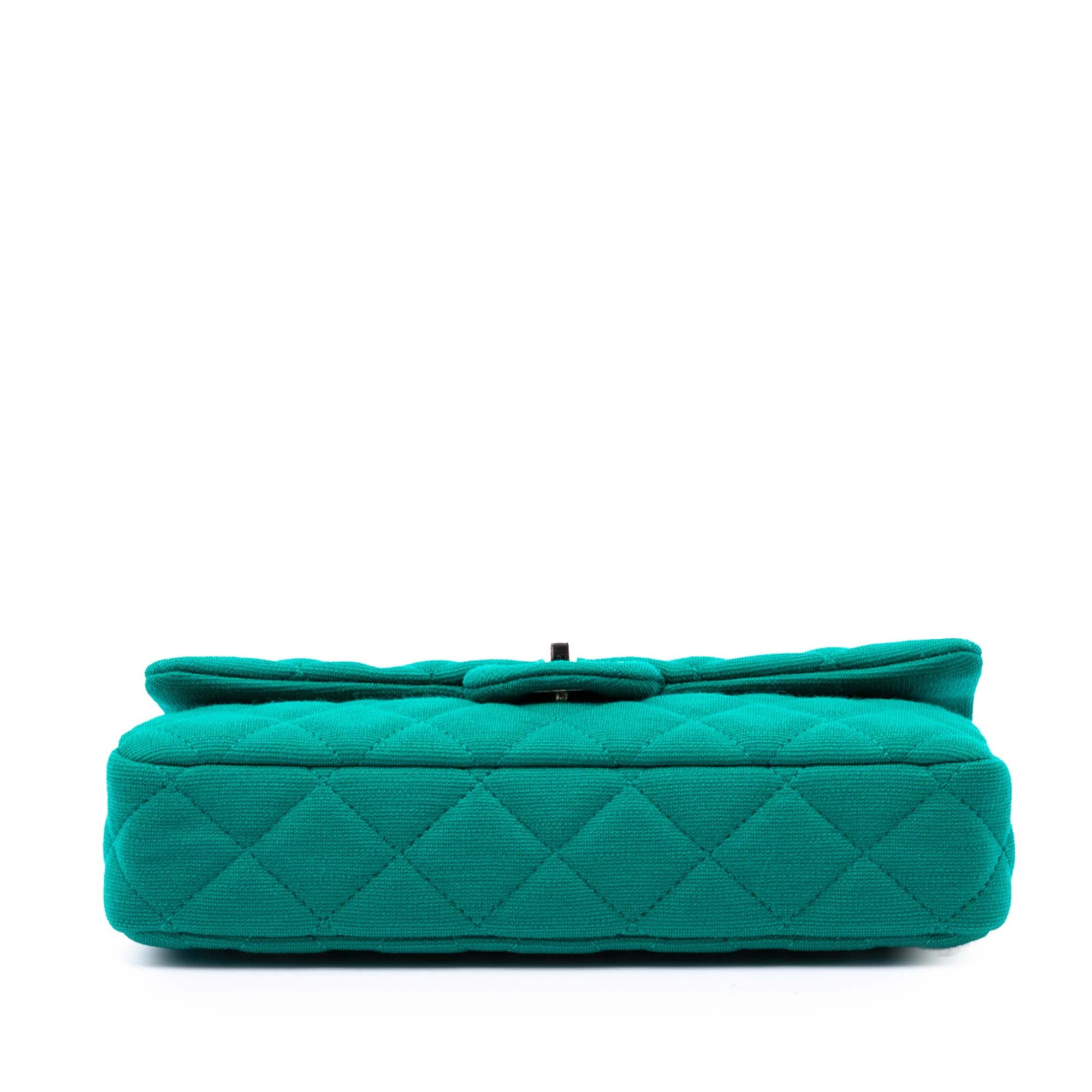 Chanel CC Quilted Jersey Roll Clutch - image 3