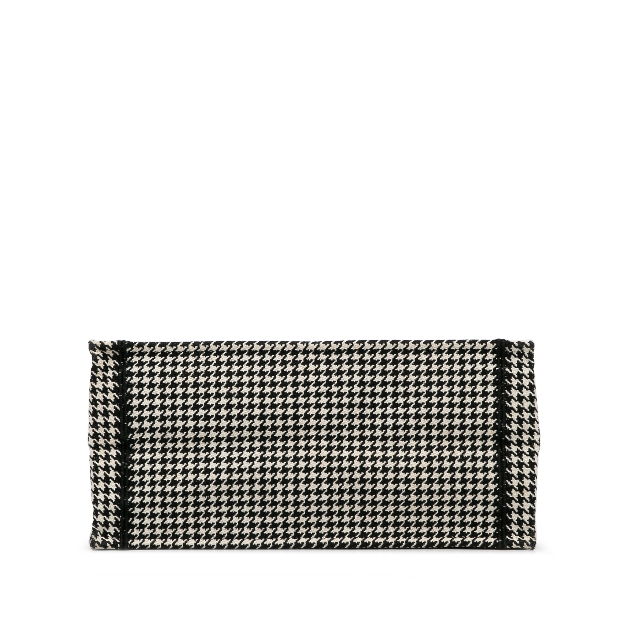 Dior Medium Canvas Houndstooth Embroidered Book Tote - image 5