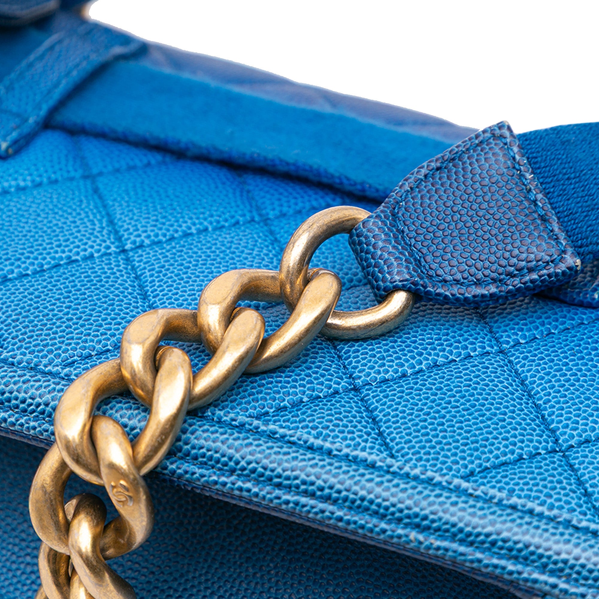 Chanel Quilted Caviar Sunset On The Sea Flap Belt Bag - image 10