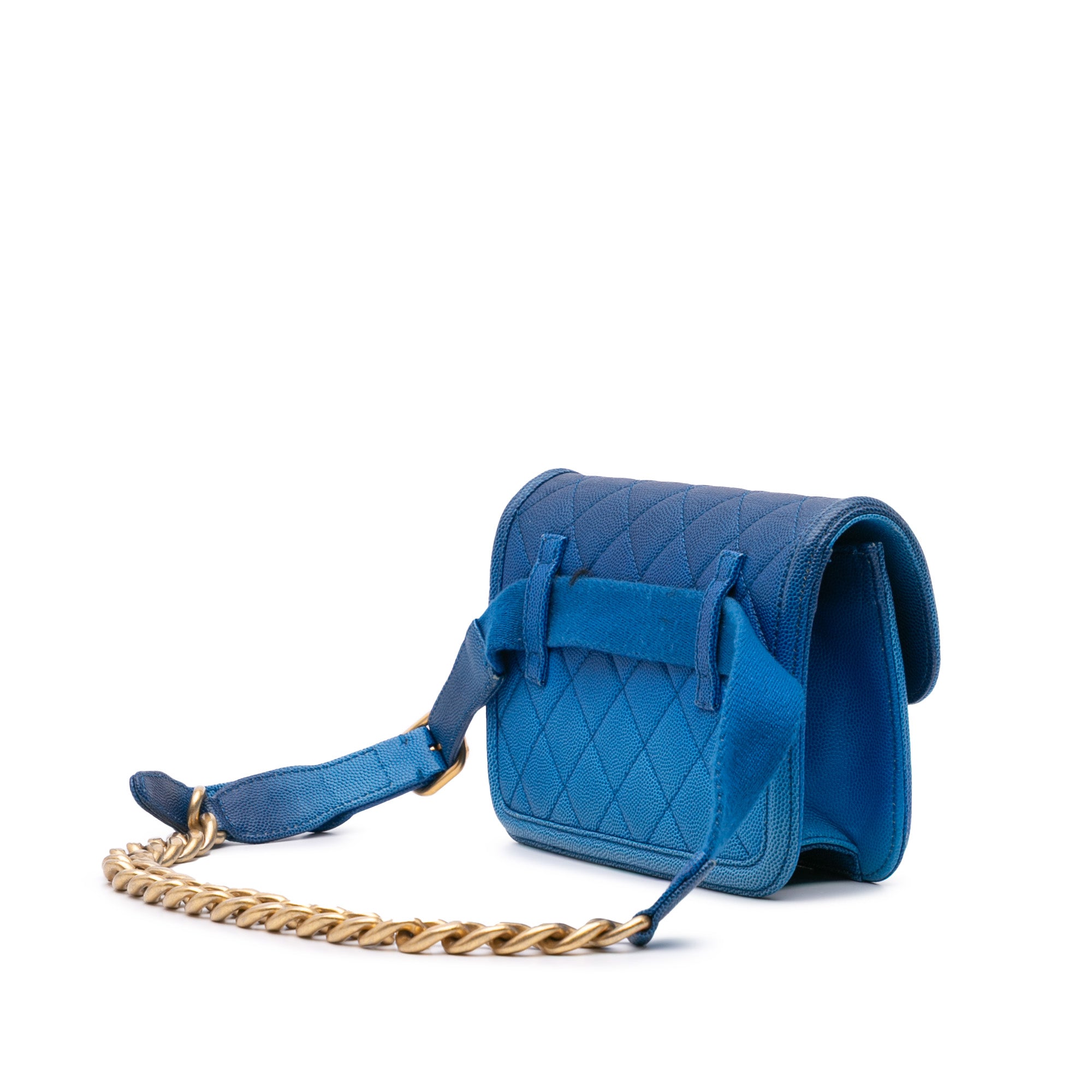 Chanel Quilted Caviar Sunset On The Sea Flap Belt Bag - image 2