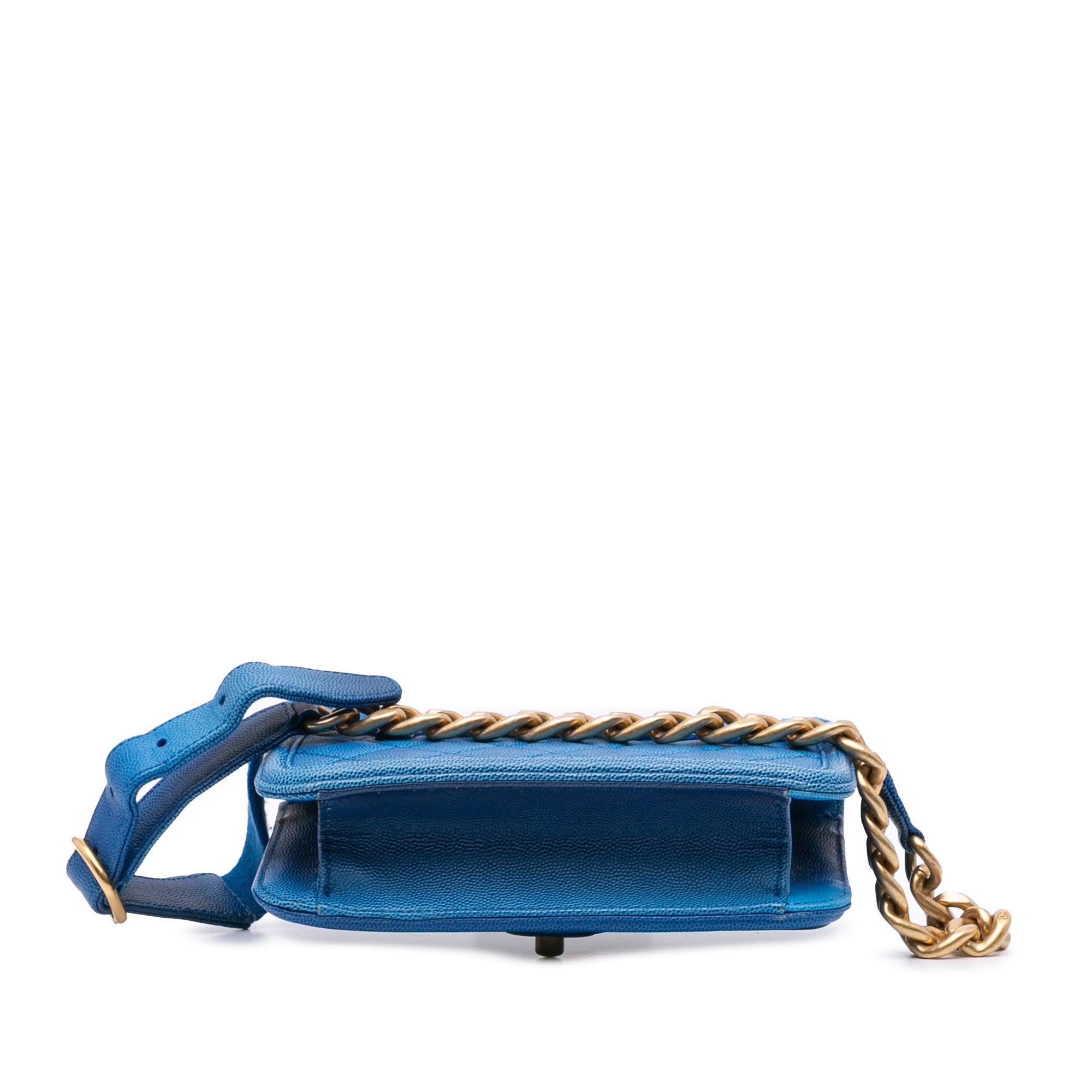 Chanel Quilted Caviar Sunset On The Sea Flap Belt Bag - image 3