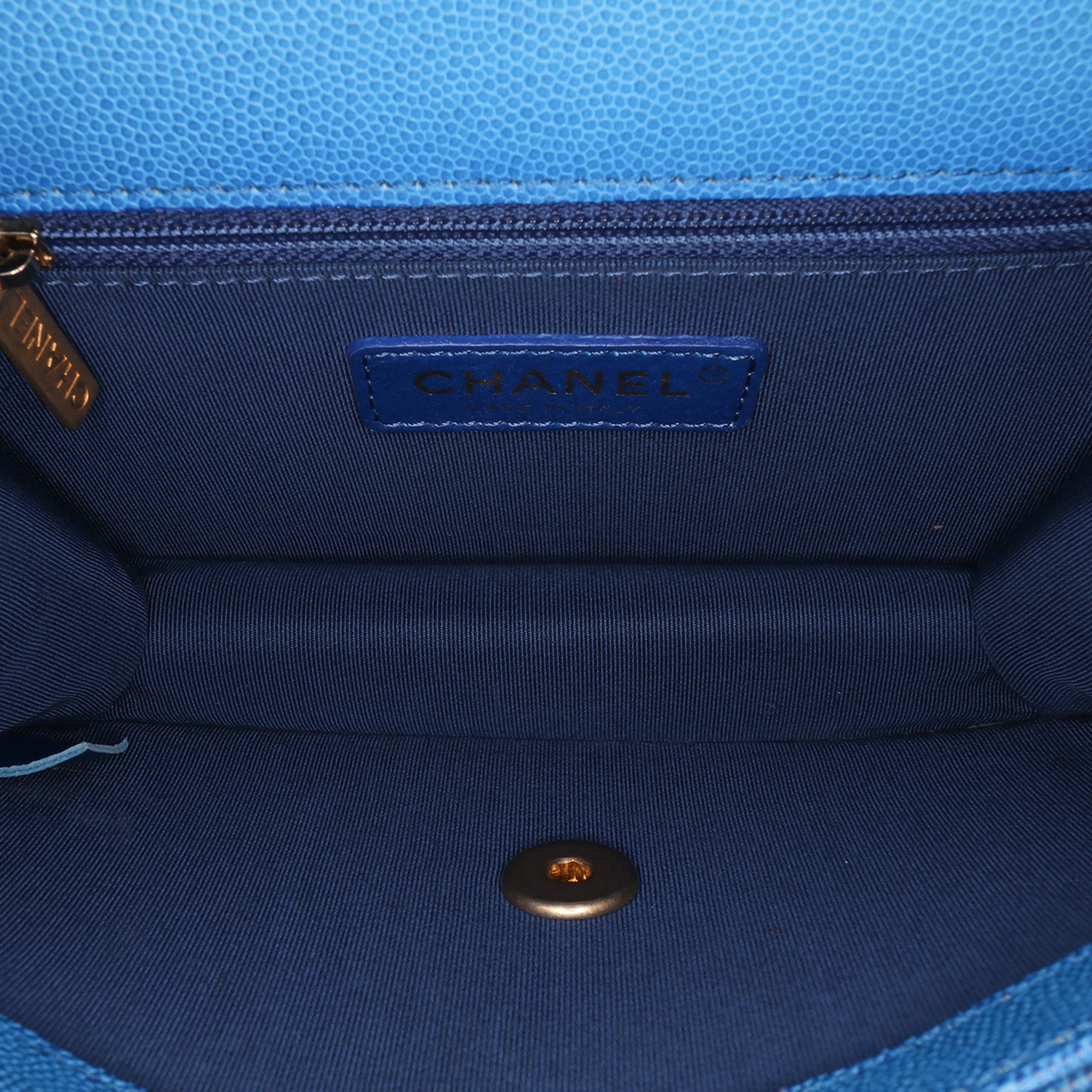 Chanel Quilted Caviar Sunset On The Sea Flap Belt Bag - image 4