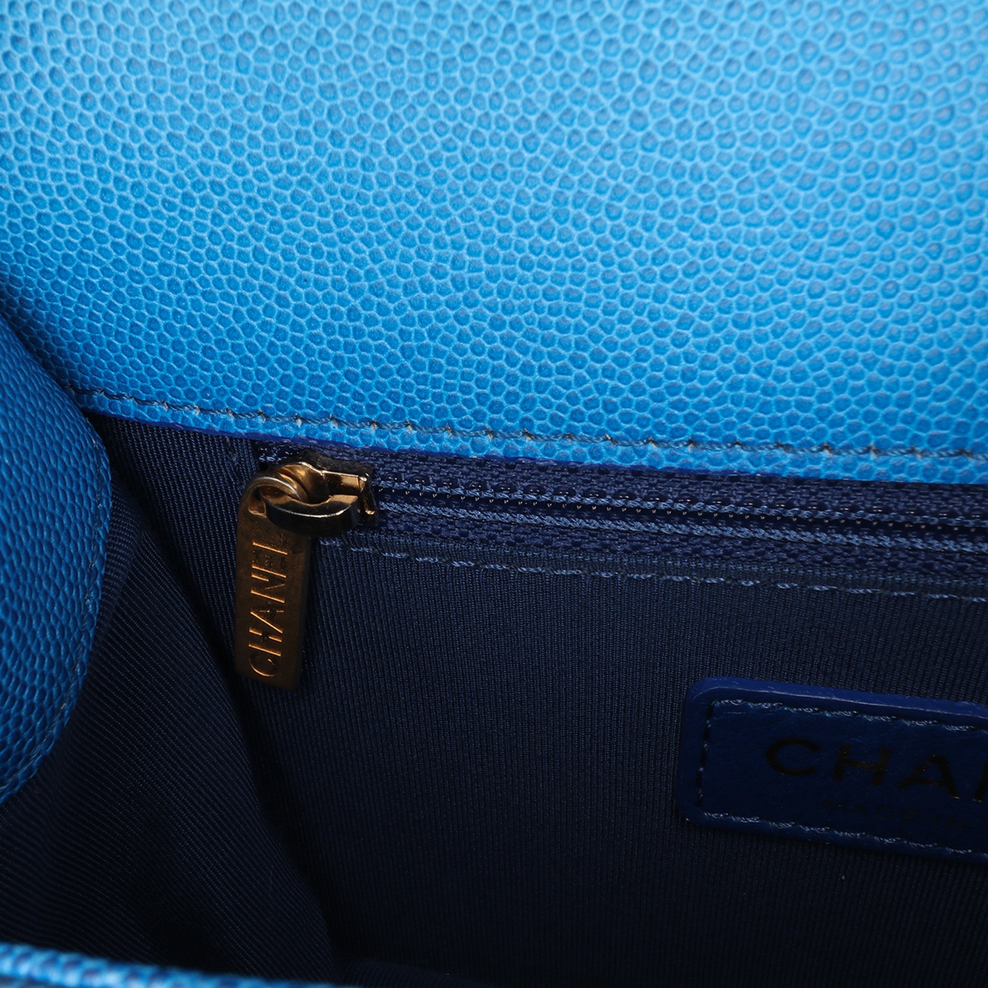 Chanel Quilted Caviar Sunset On The Sea Flap Belt Bag - image 6