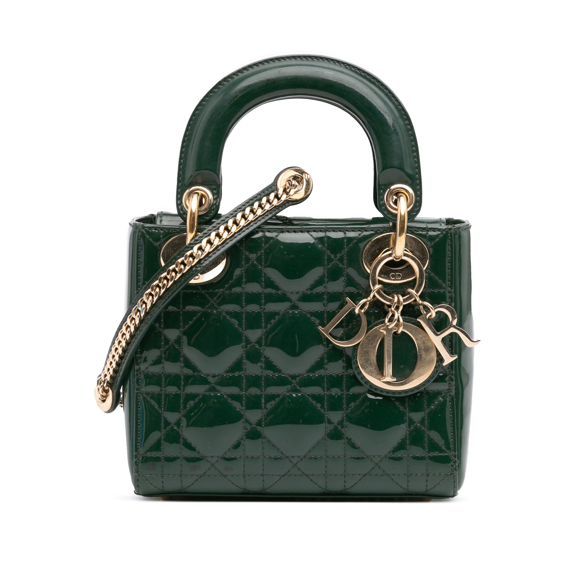 Dior Mini Patent Cannage Lady Dior - image 1