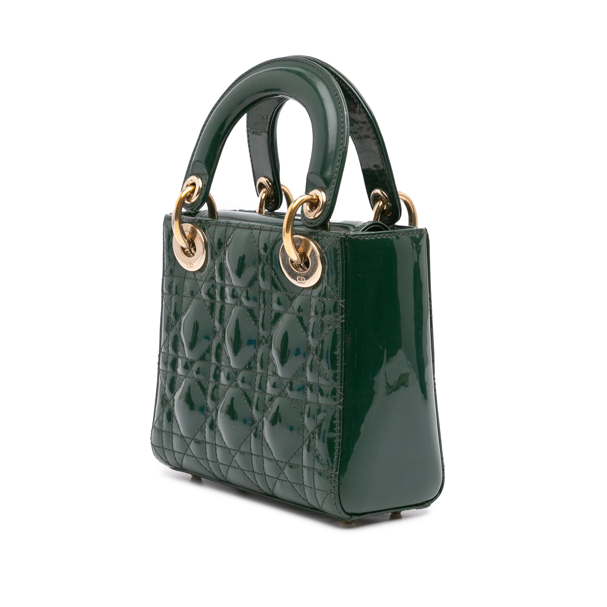 Dior Mini Patent Cannage Lady Dior - image 2
