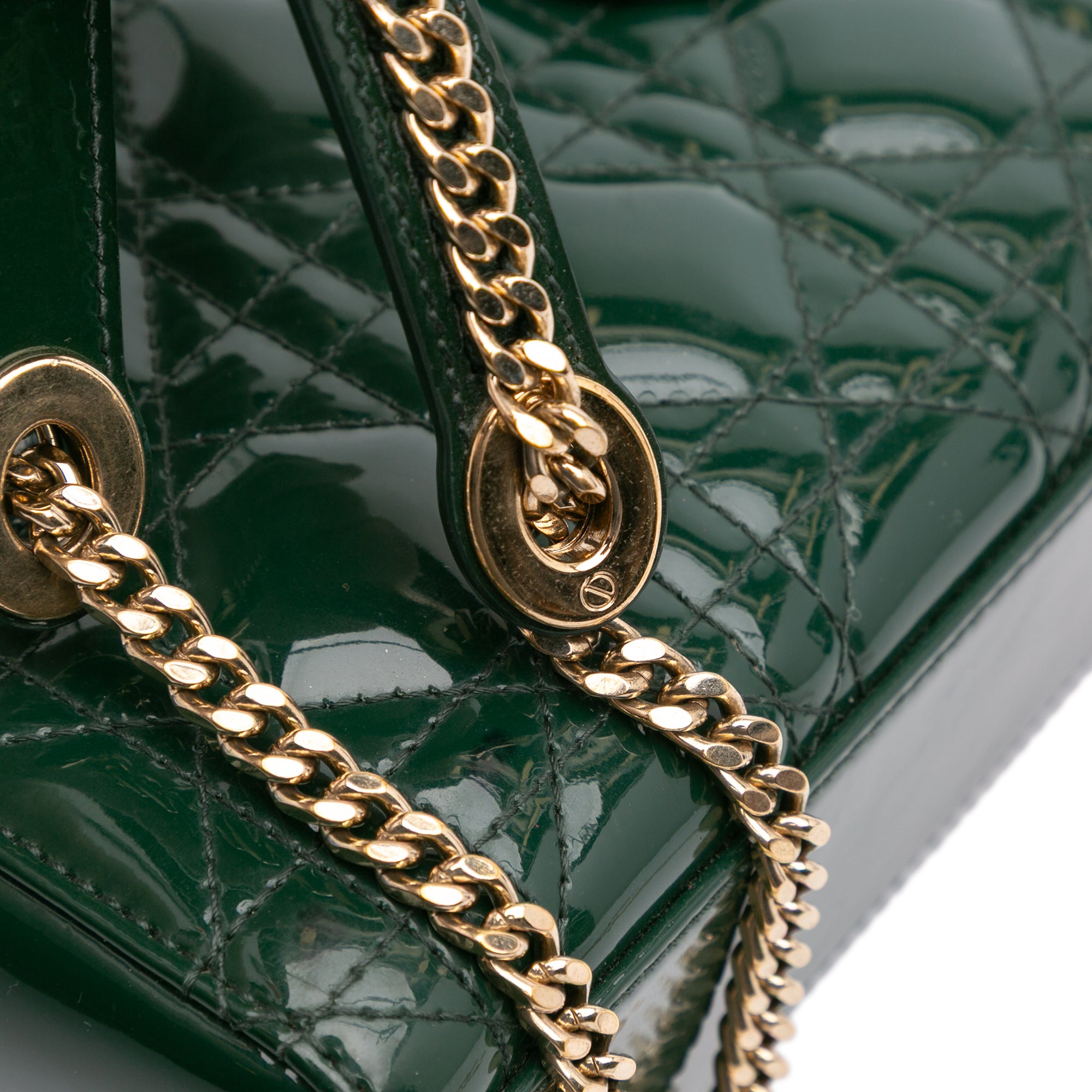 Dior Mini Patent Cannage Lady Dior - image 8