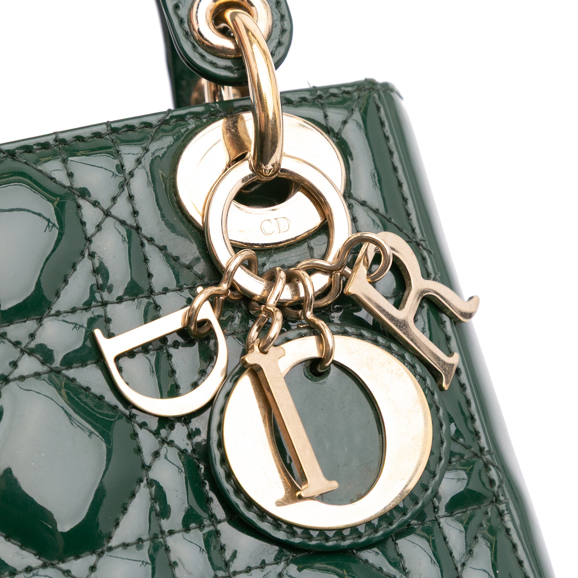 Dior Mini Patent Cannage Lady Dior - image 9